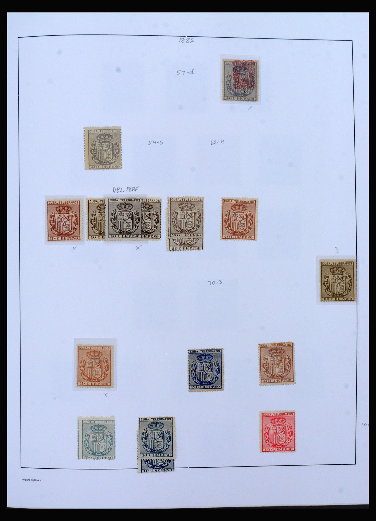 40382 0012 - Postzegel verzameling 40382 Cuba 1873-1960.