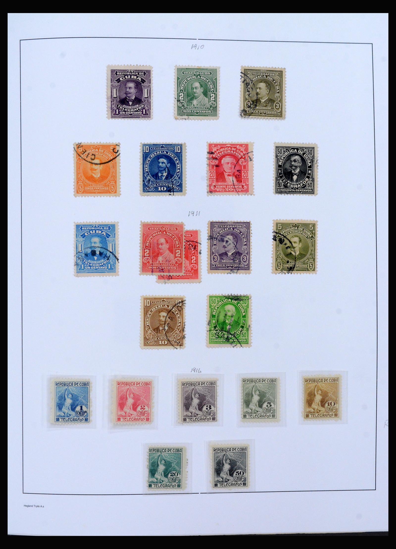 40382 0013 - Postzegel verzameling 40382 Cuba 1873-1960.