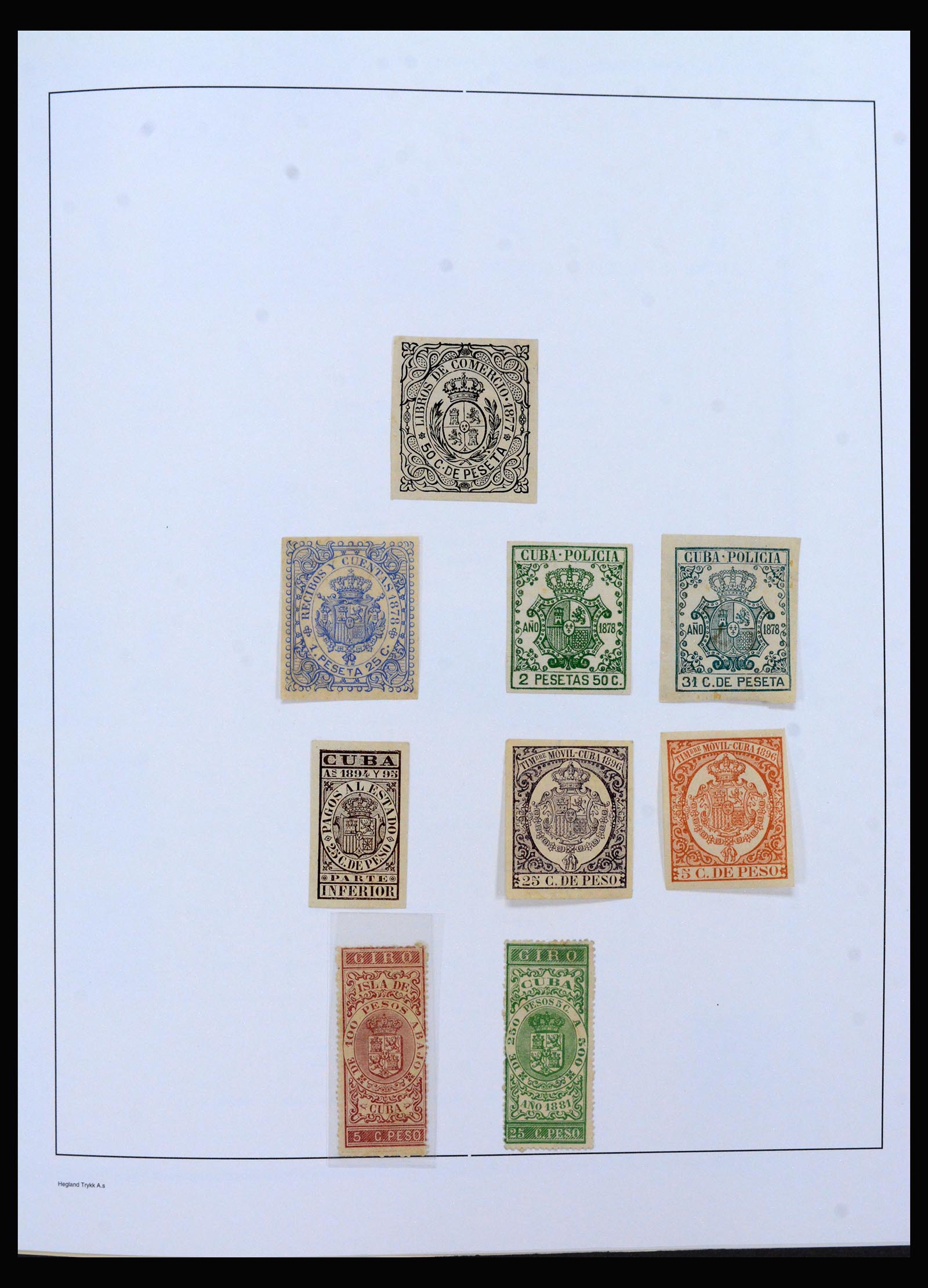 40382 0015 - Postzegel verzameling 40382 Cuba 1873-1960.