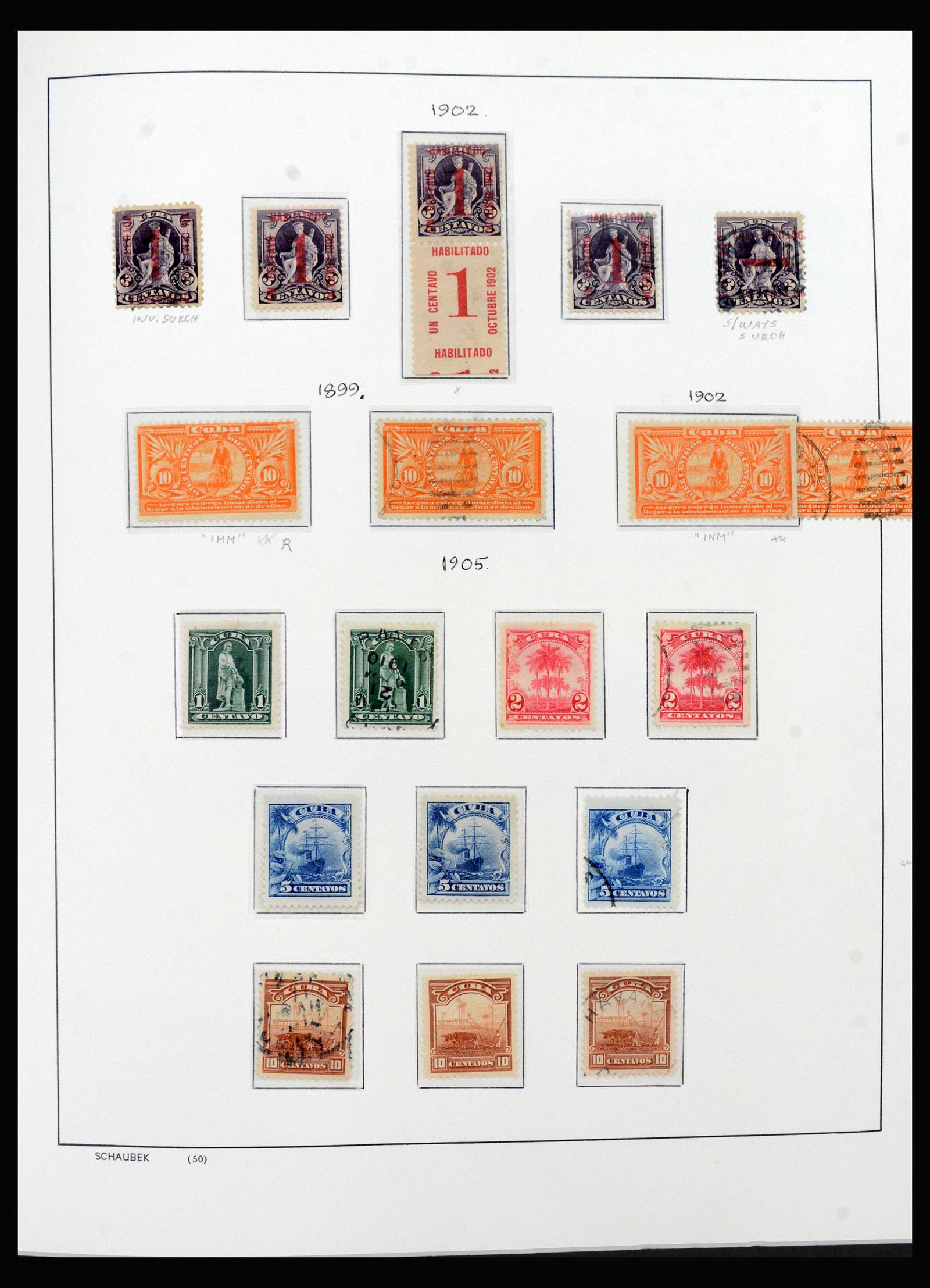 40382 0020 - Postzegel verzameling 40382 Cuba 1873-1960.