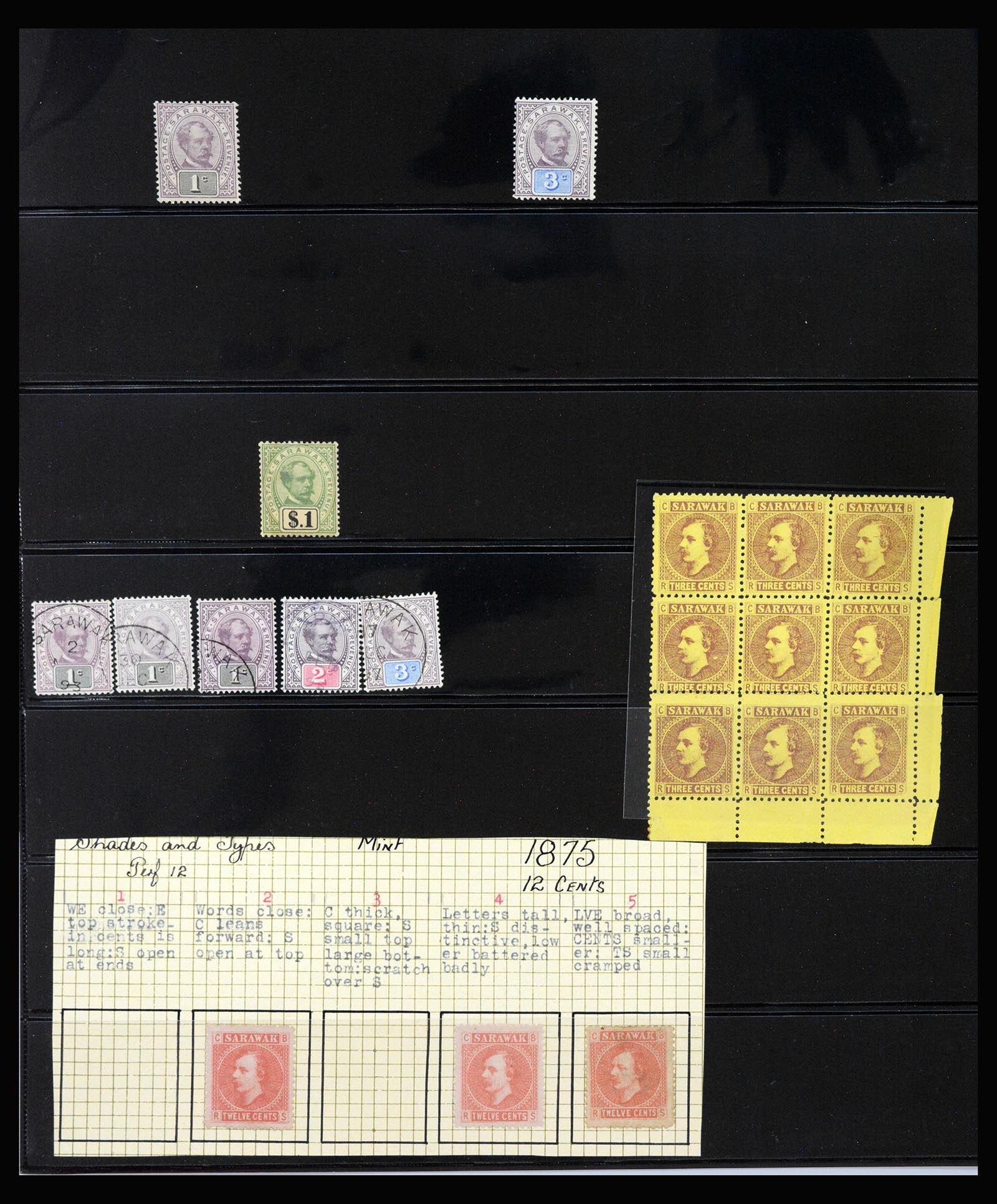 40384 0002 - Postzegel verzameling 40384 Sarawak 1869-1950.
