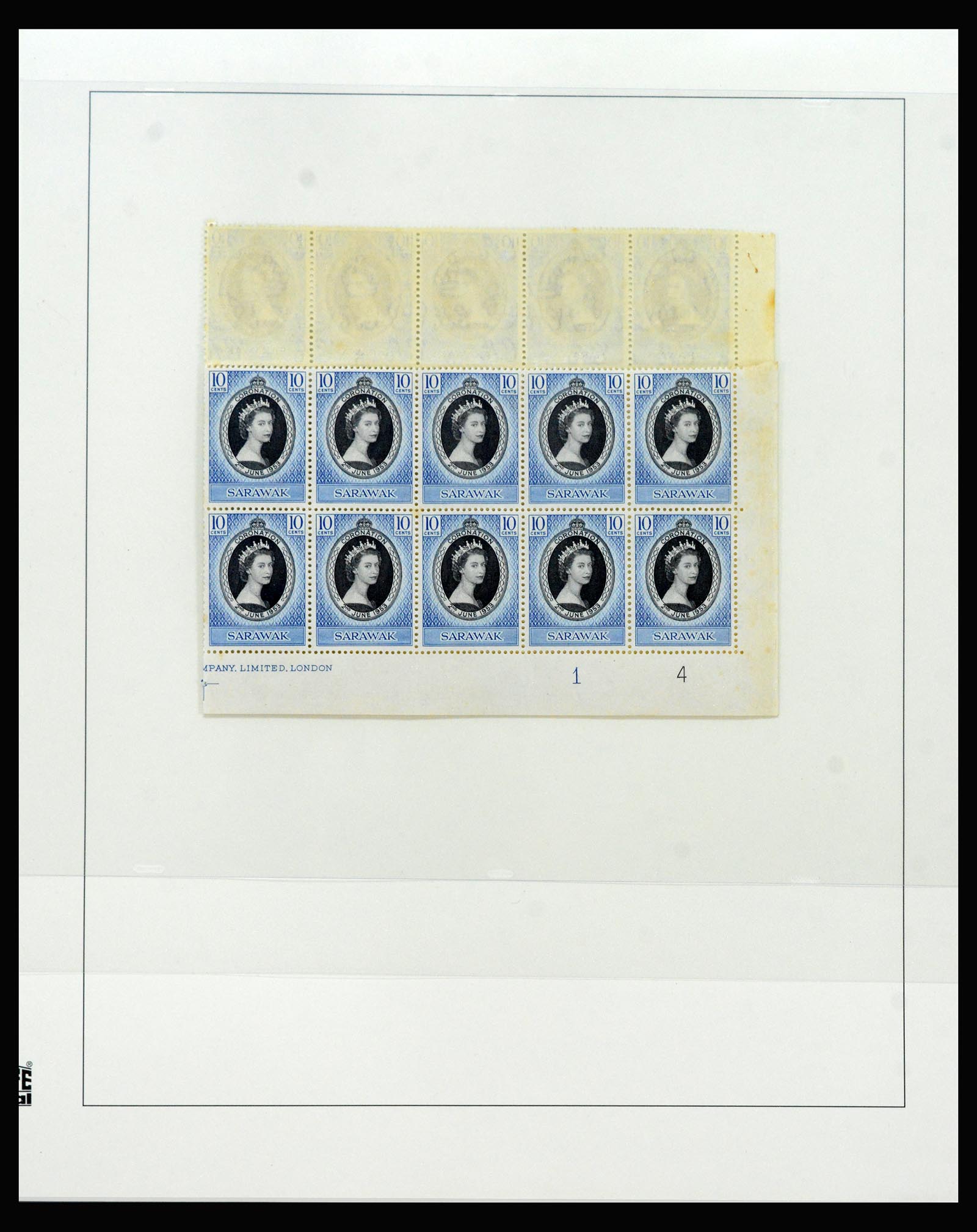 40384 0014 - Postzegel verzameling 40384 Sarawak 1869-1950.