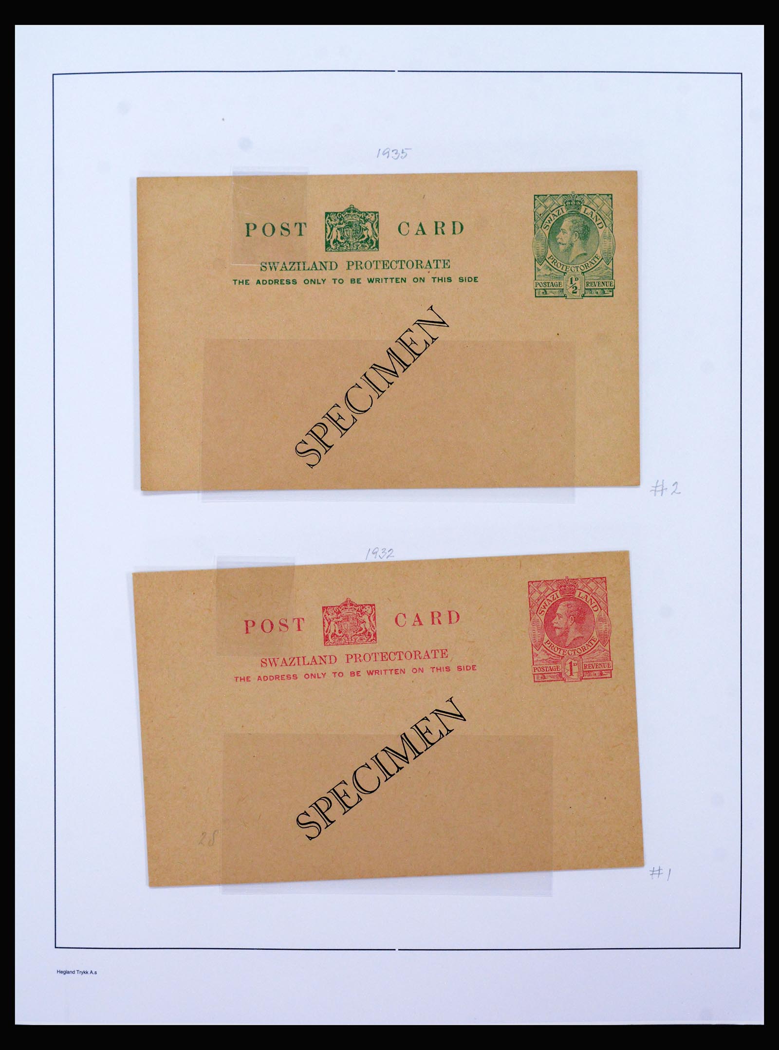 40387 0004 - Postzegel verzameling 40387 Swaziland 1889-2008.