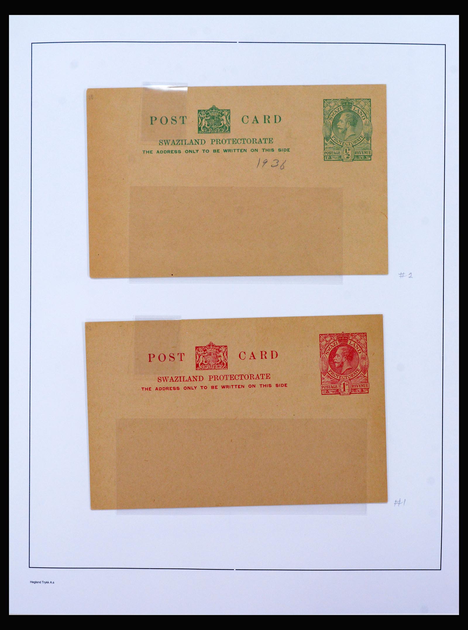 40387 0005 - Postzegel verzameling 40387 Swaziland 1889-2008.
