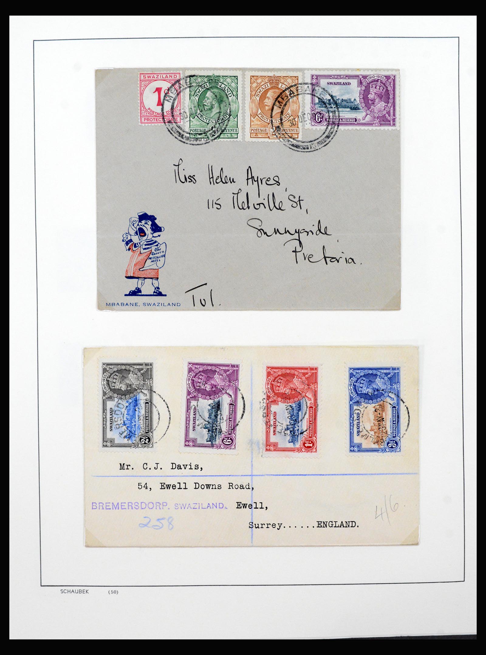 40387 0007 - Postzegel verzameling 40387 Swaziland 1889-2008.