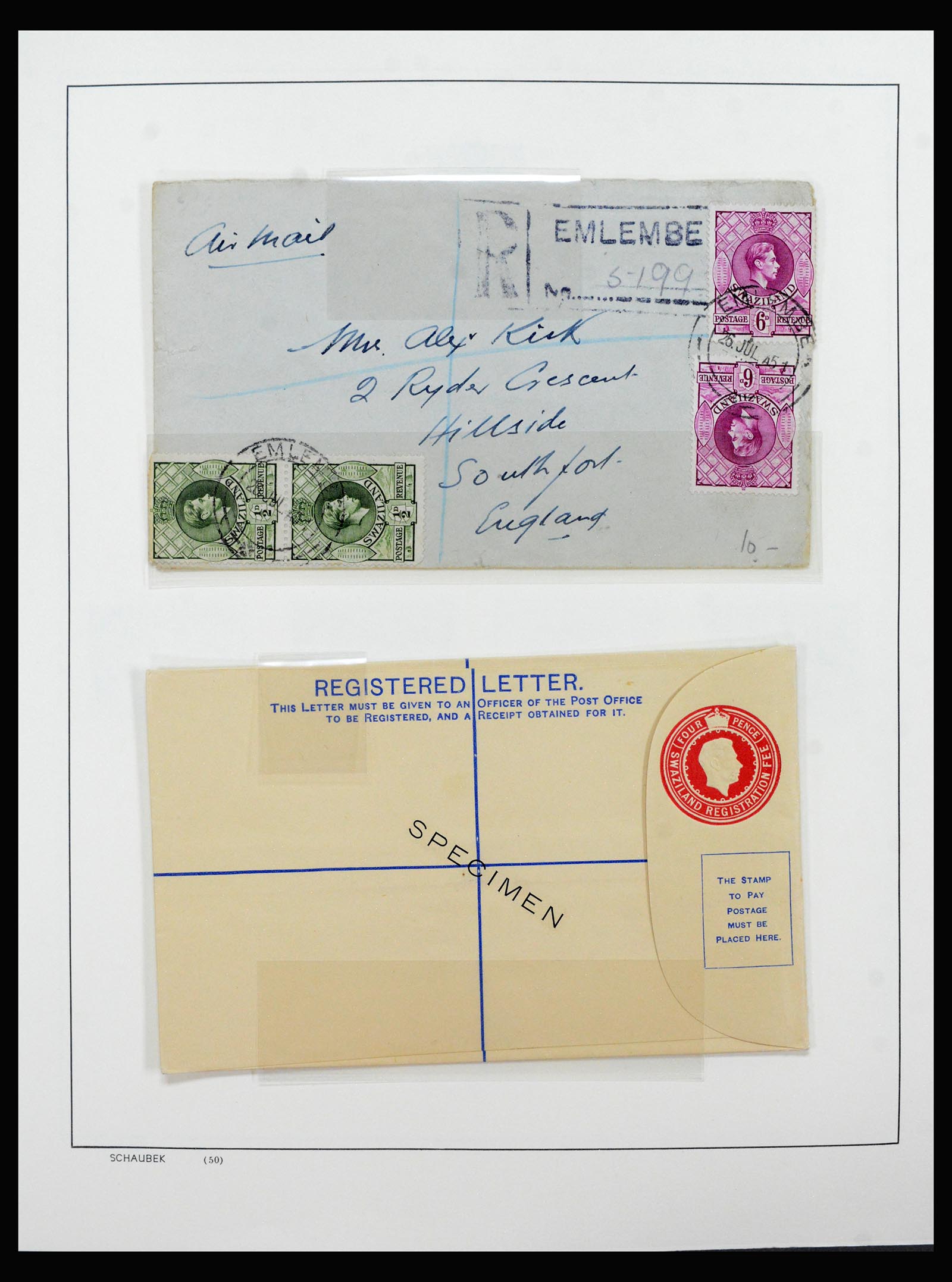 40387 0013 - Postzegel verzameling 40387 Swaziland 1889-2008.