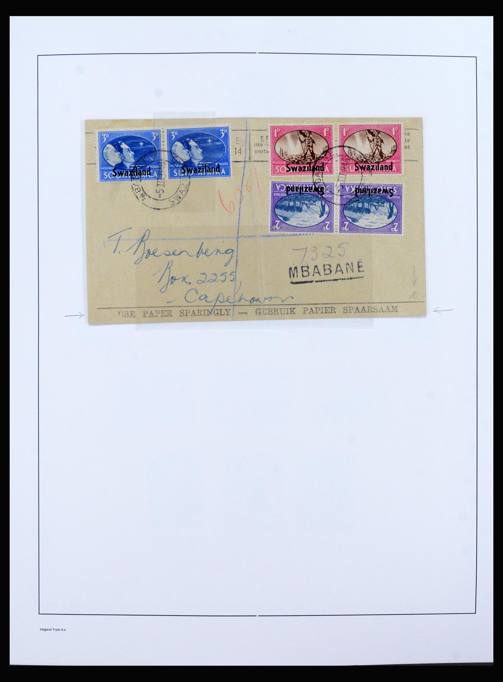 40387 0015 - Postzegel verzameling 40387 Swaziland 1889-2008.