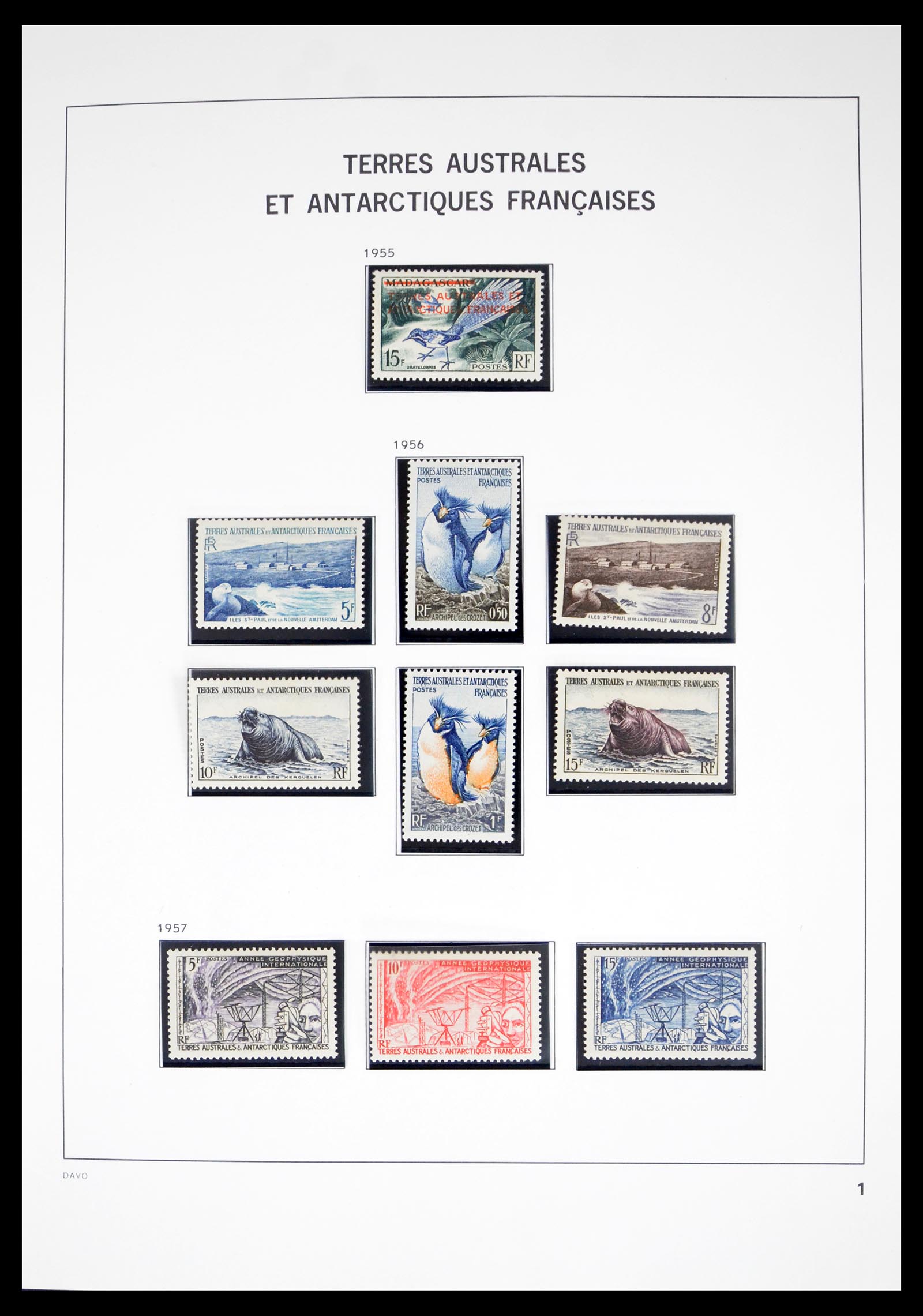 40389 0001 - Stamp collection 40389 French Antarctica 1955-2023!