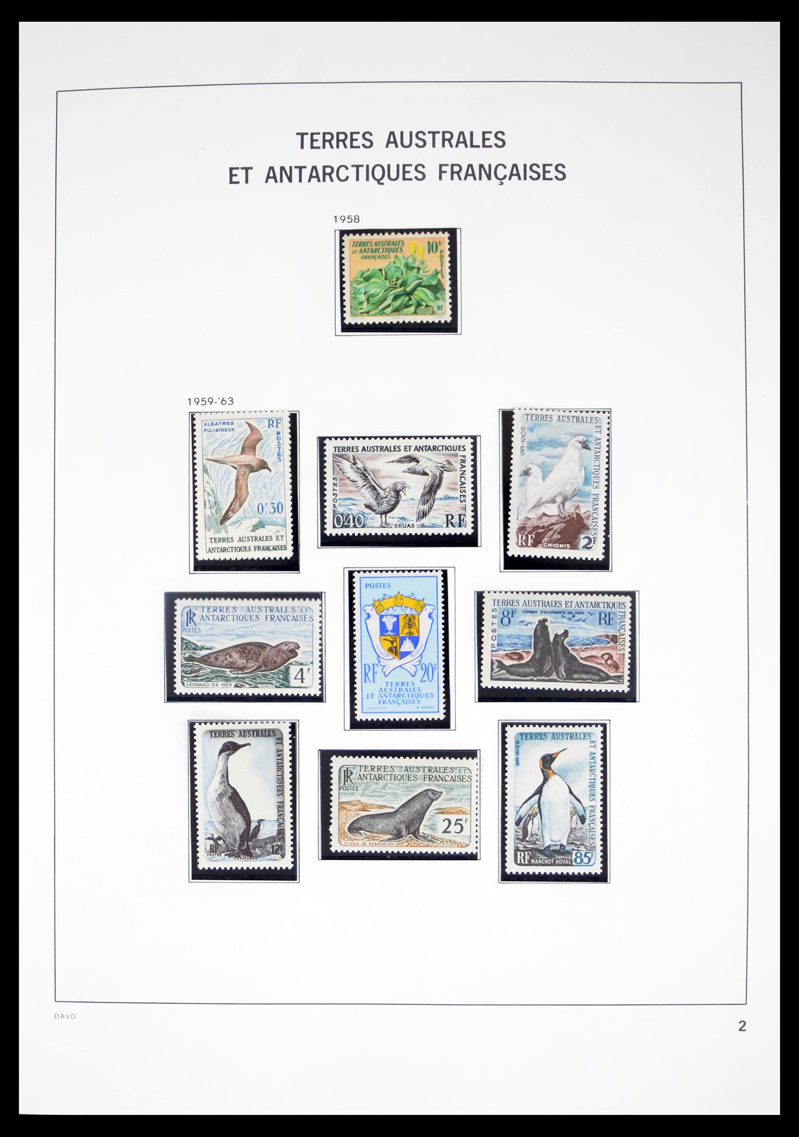 40389 0002 - Stamp collection 40389 French Antarctica 1955-2023!