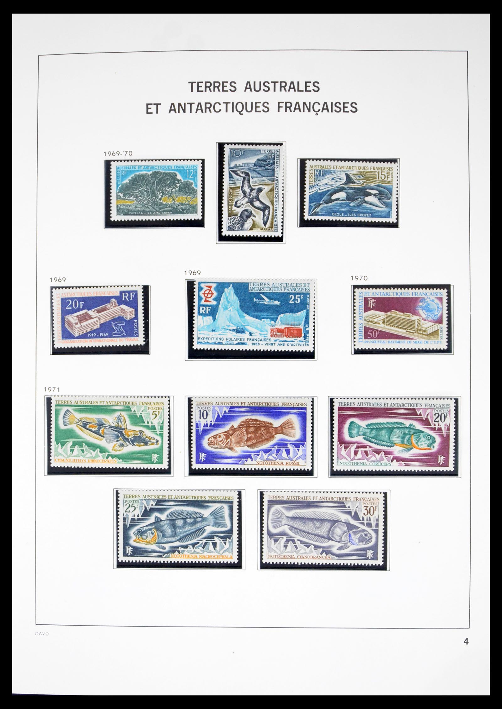 40389 0004 - Stamp collection 40389 French Antarctica 1955-2023!