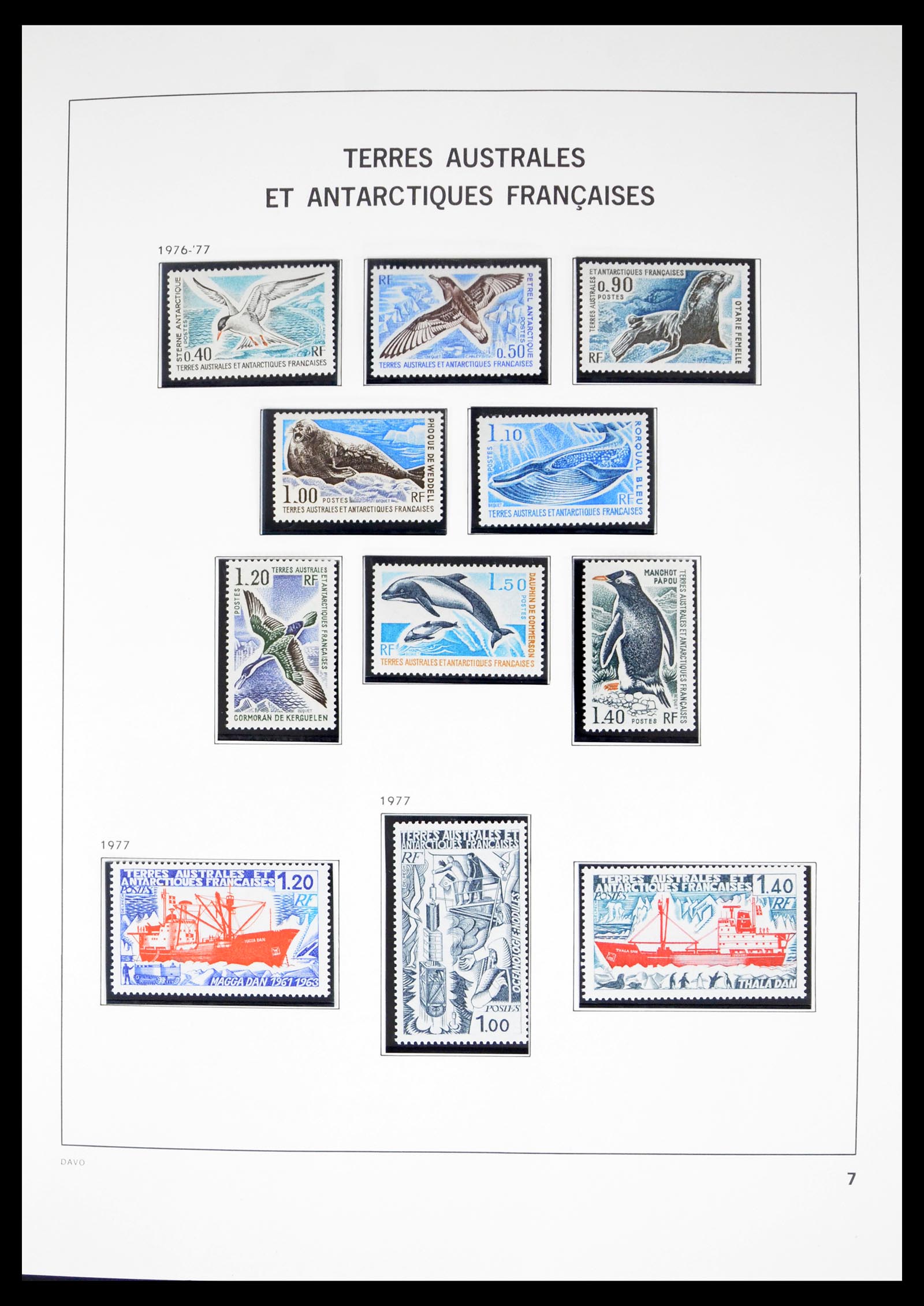 40389 0007 - Stamp collection 40389 French Antarctica 1955-2023!