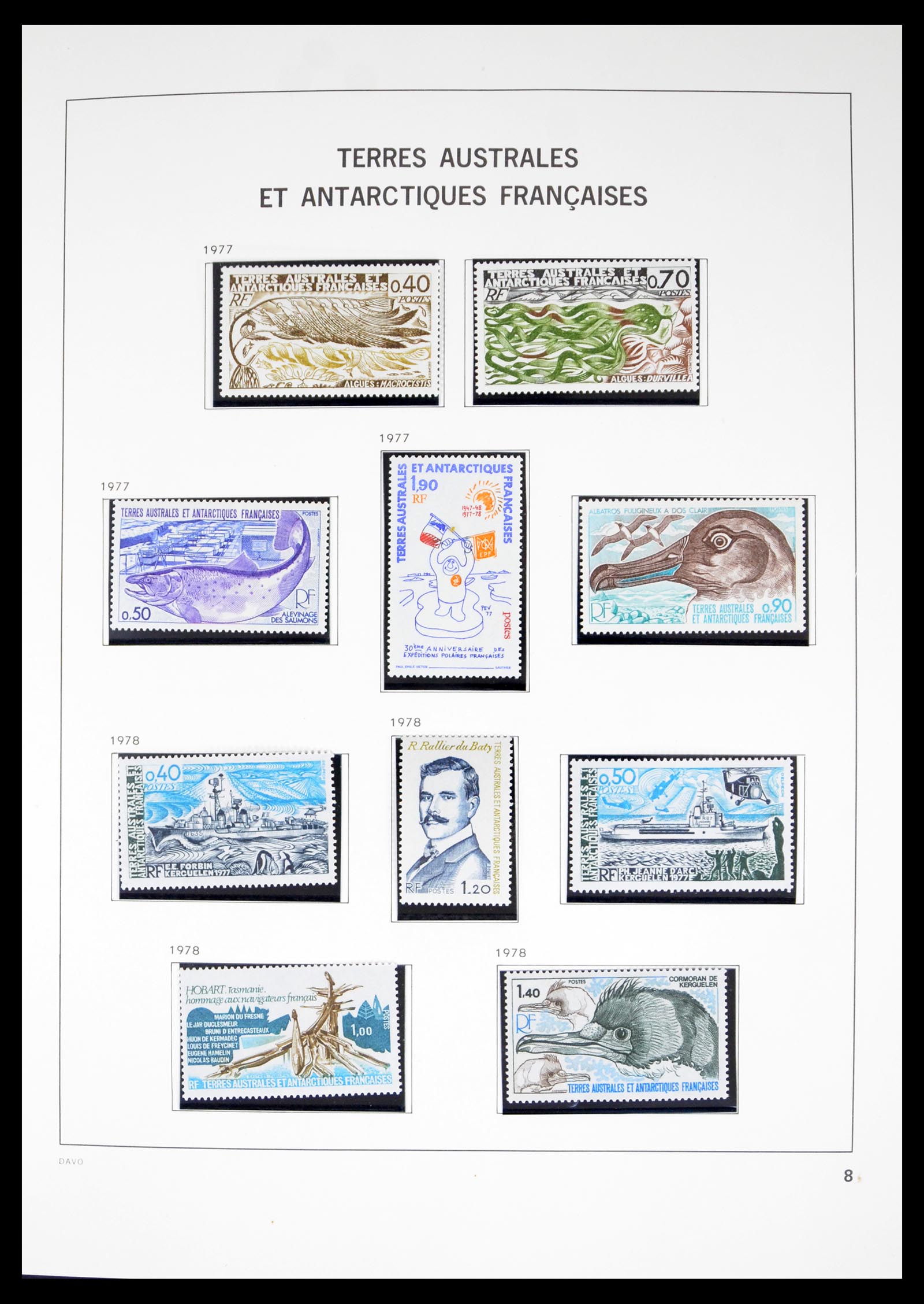 40389 0008 - Stamp collection 40389 French Antarctica 1955-2023!