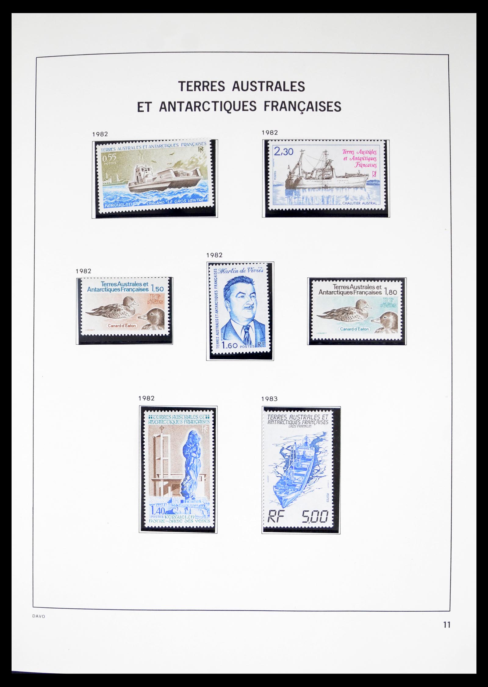 40389 0011 - Stamp collection 40389 French Antarctica 1955-2023!