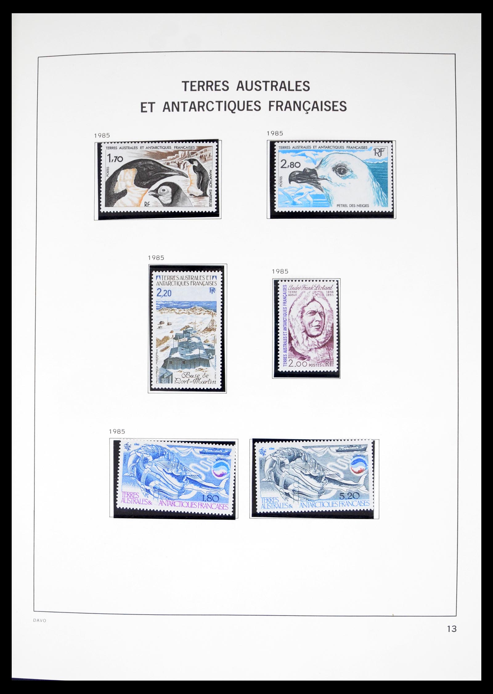 40389 0013 - Stamp collection 40389 French Antarctica 1955-2023!