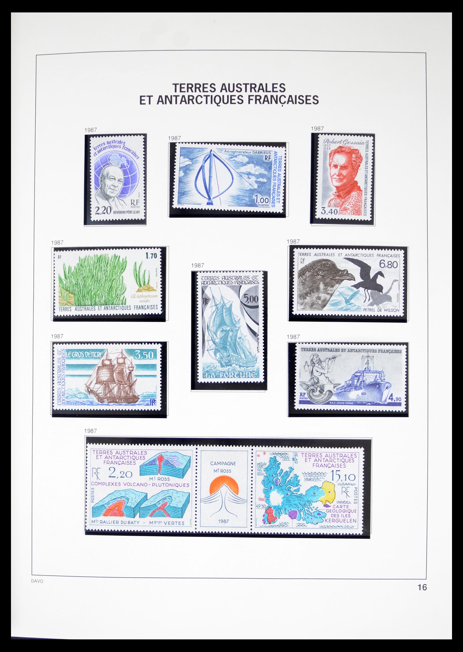 40389 0016 - Stamp collection 40389 French Antarctica 1955-2023!