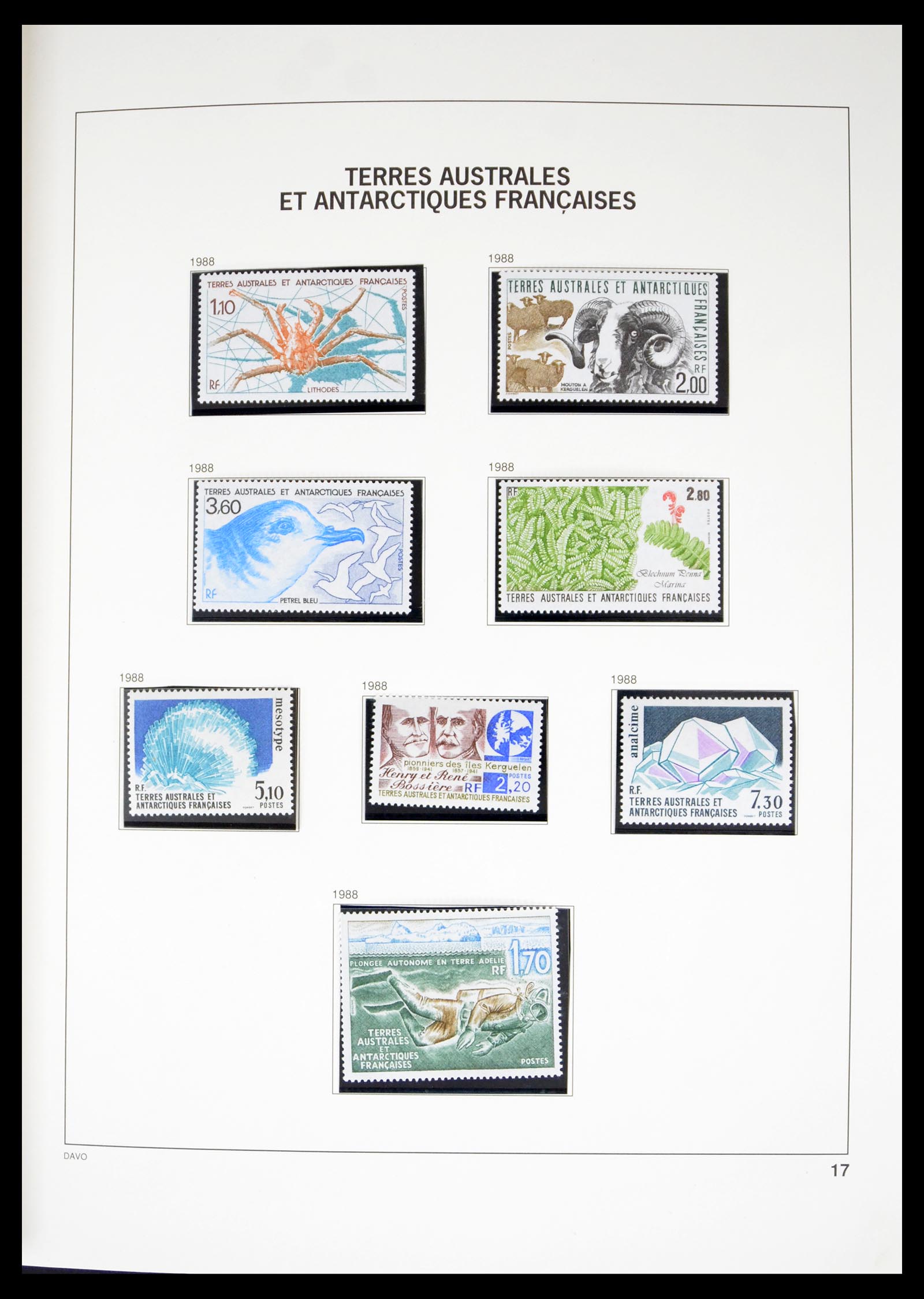 40389 0017 - Stamp collection 40389 French Antarctica 1955-2023!