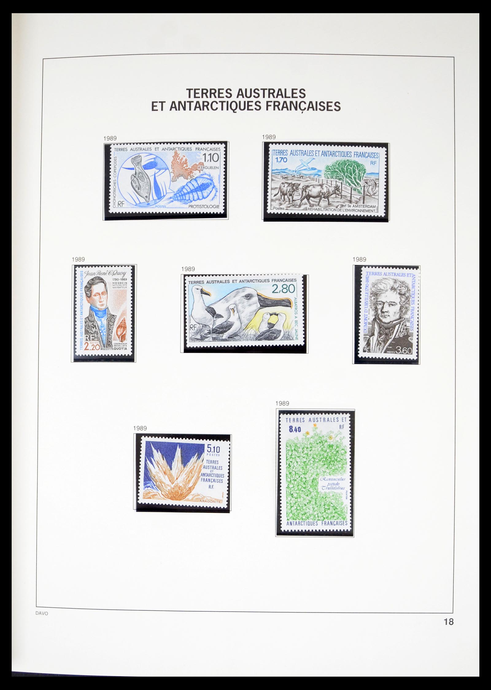 40389 0018 - Stamp collection 40389 French Antarctica 1955-2023!
