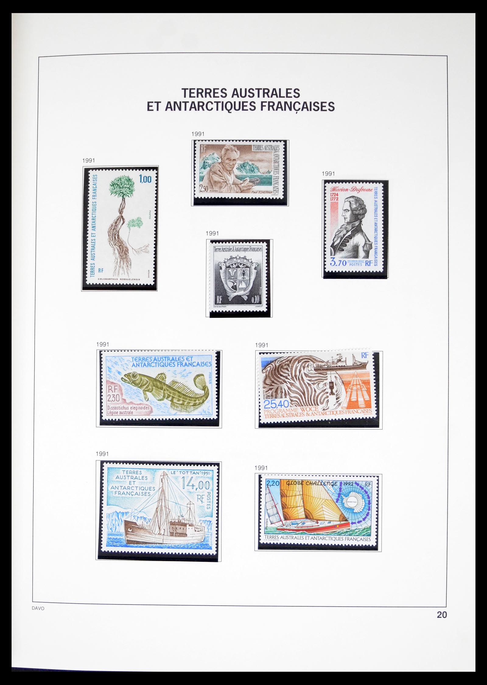 40389 0020 - Stamp collection 40389 French Antarctica 1955-2023!