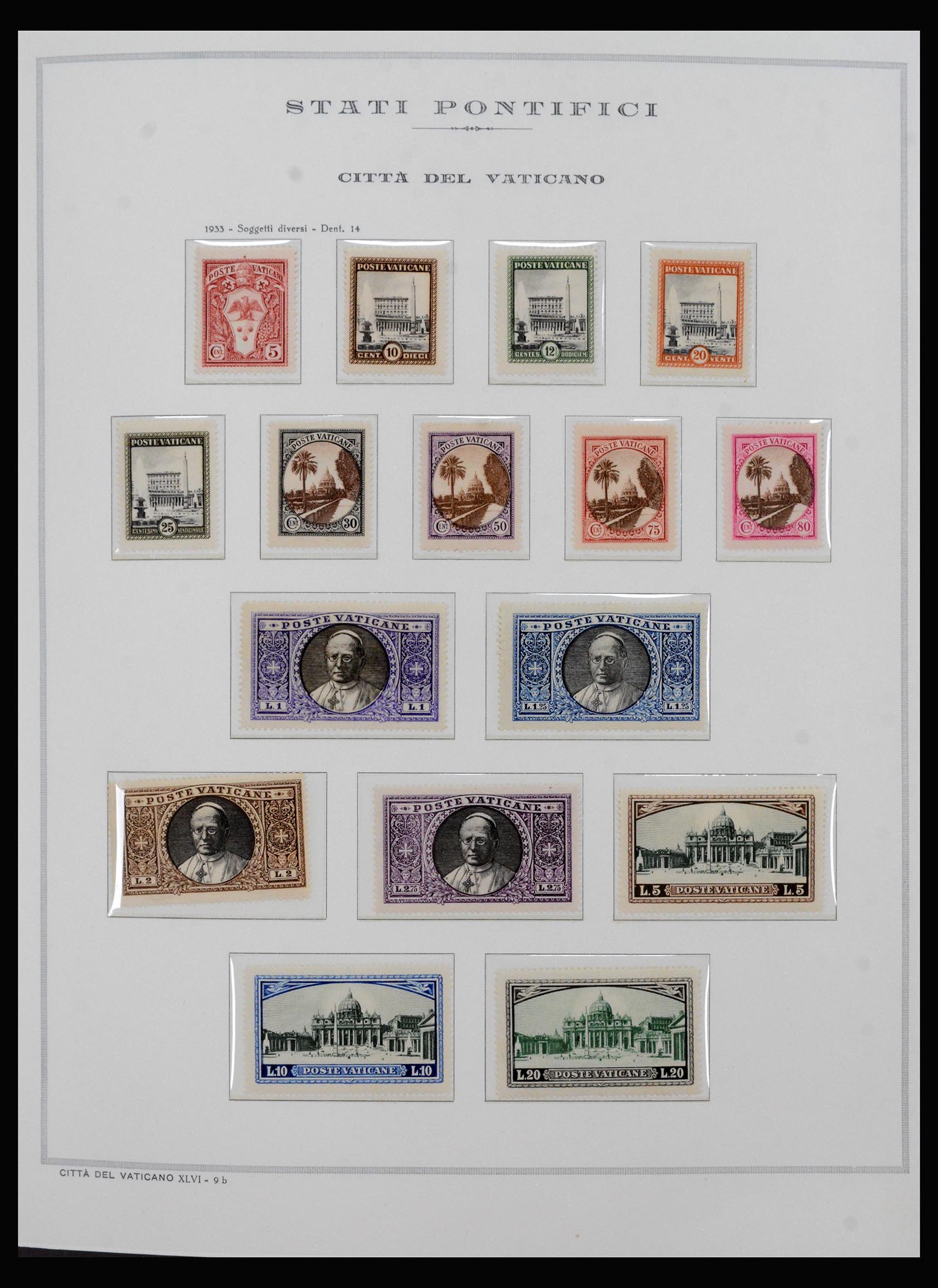 40390 0003 - Postzegel verzameling 40390 Varticaan 1929-1958.