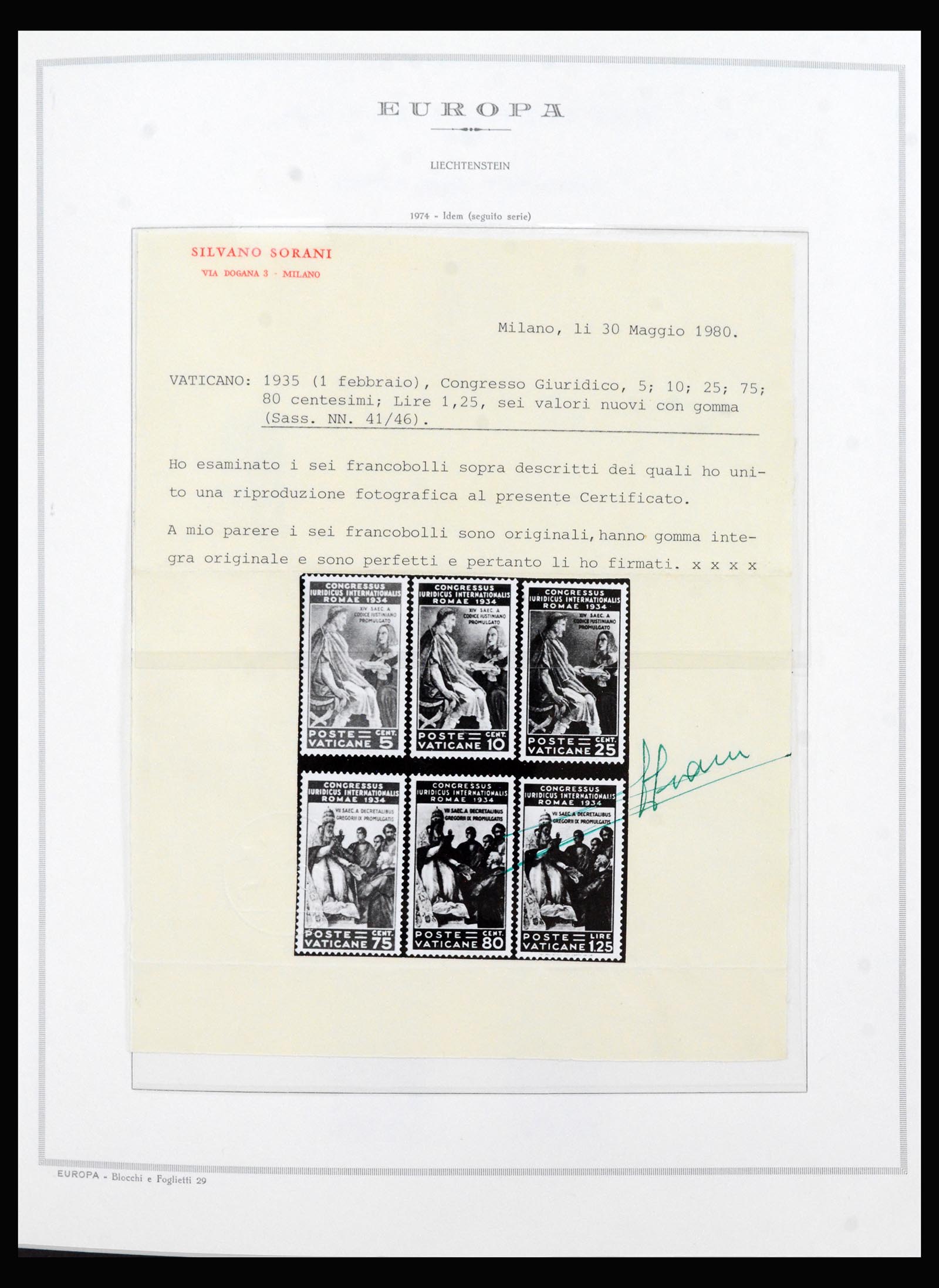 40390 0005 - Postzegel verzameling 40390 Varticaan 1929-1958.