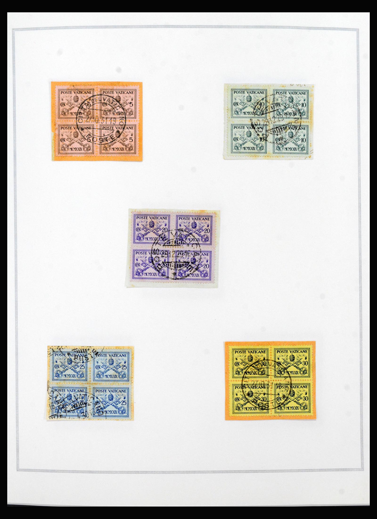 40390 0010 - Postzegel verzameling 40390 Varticaan 1929-1958.
