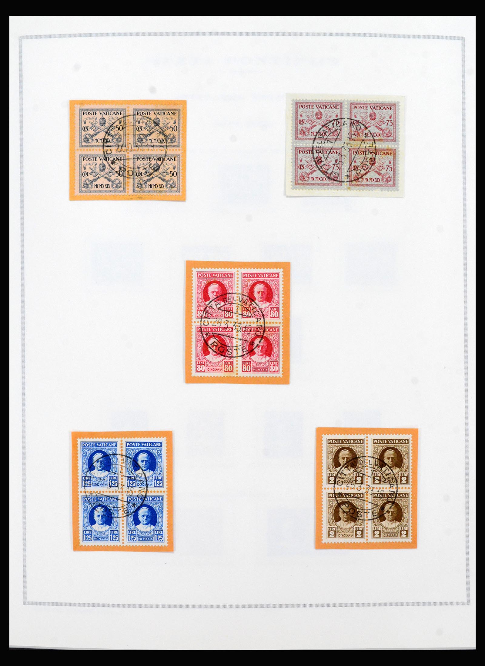 40390 0011 - Postzegel verzameling 40390 Varticaan 1929-1958.