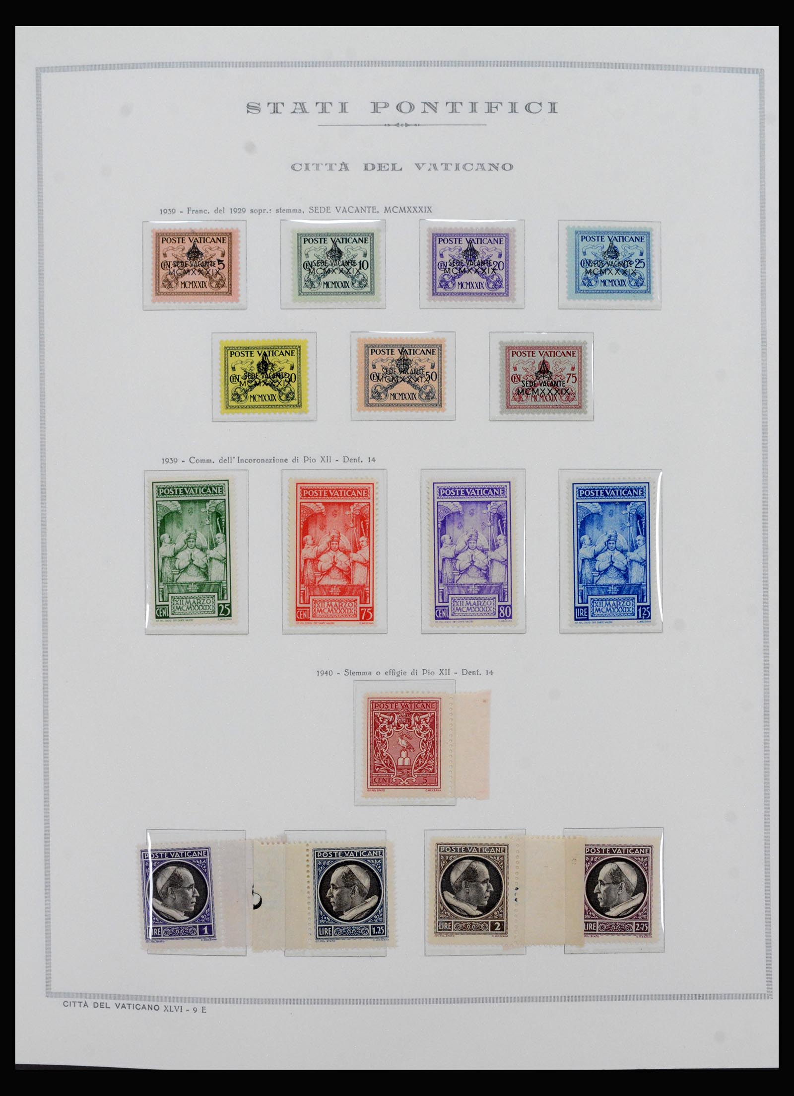 40390 0016 - Postzegel verzameling 40390 Varticaan 1929-1958.