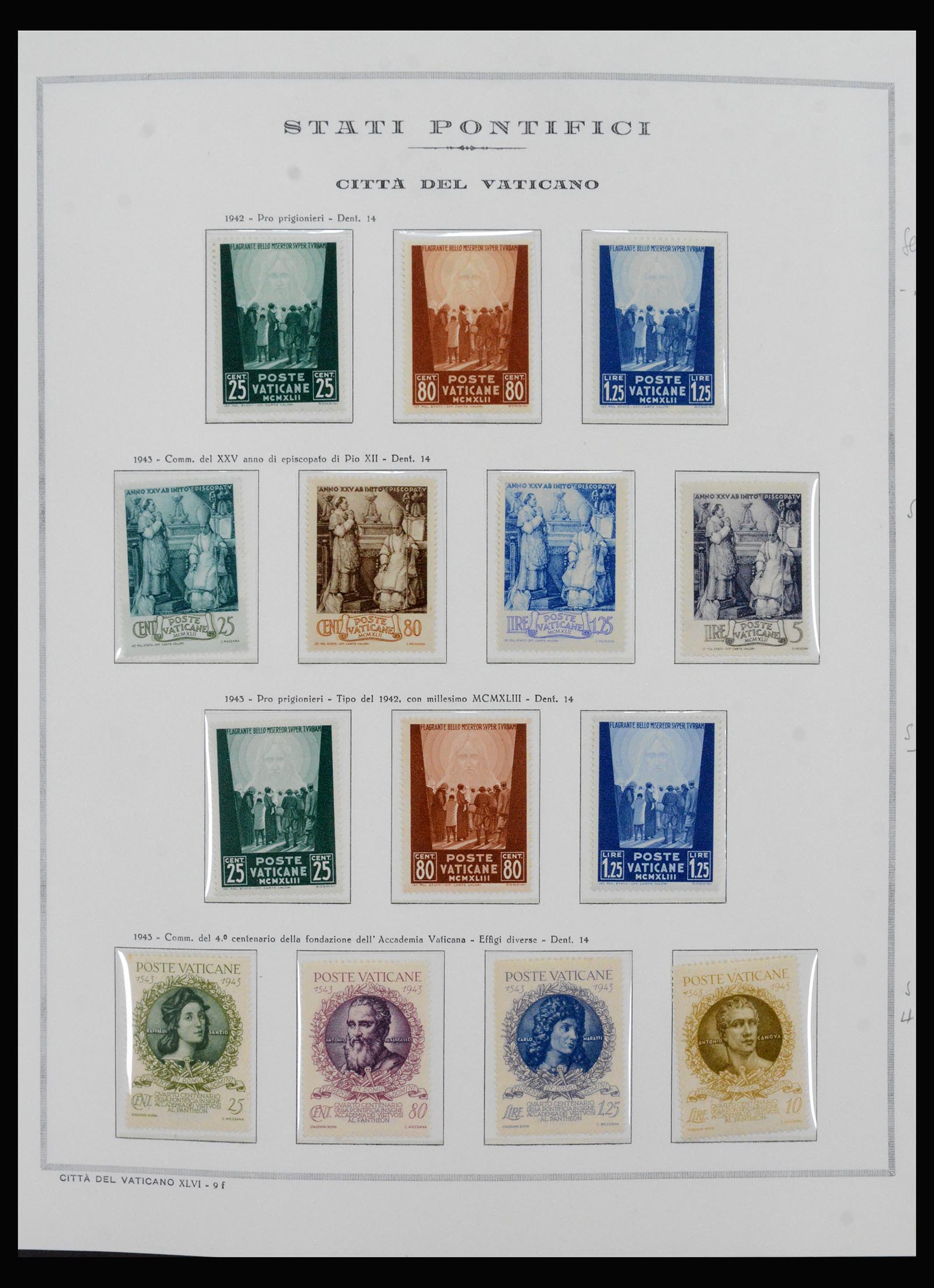 40390 0018 - Postzegel verzameling 40390 Varticaan 1929-1958.