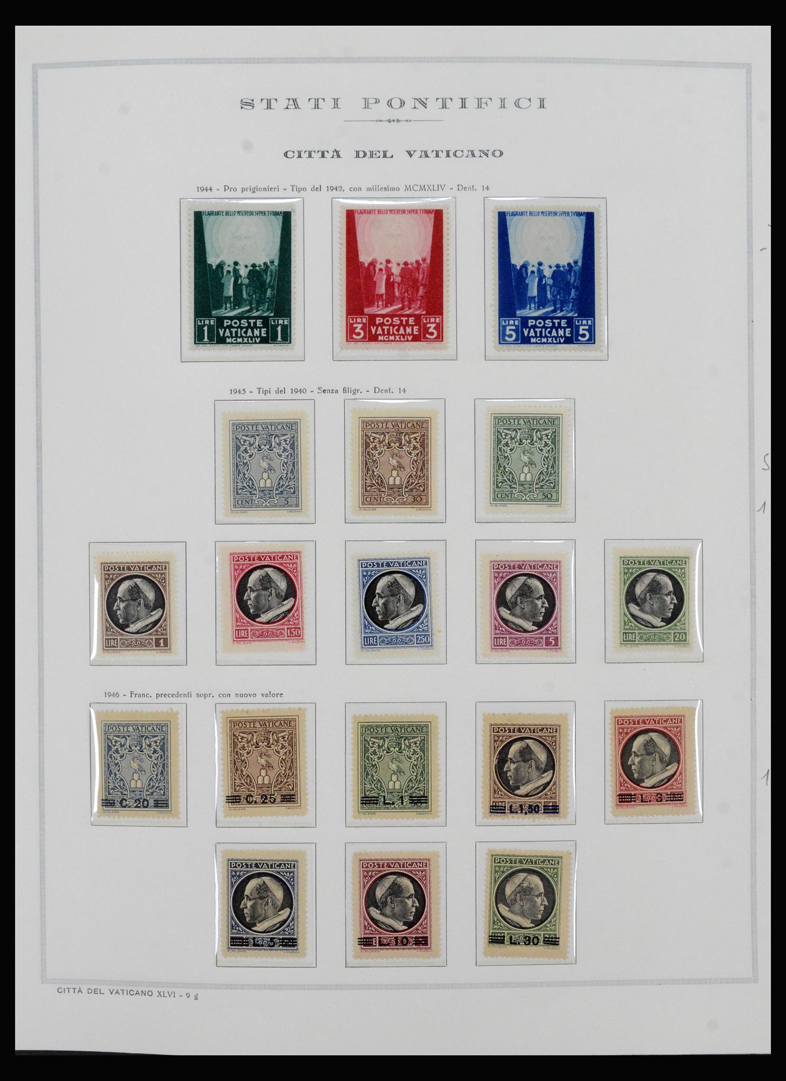 40390 0020 - Postzegel verzameling 40390 Varticaan 1929-1958.