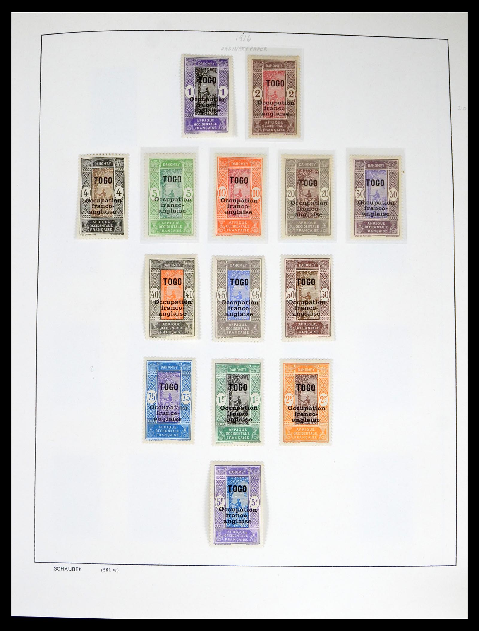 40391 0005 - Postzegel verzameling 40391 Togo 1914-2006.
