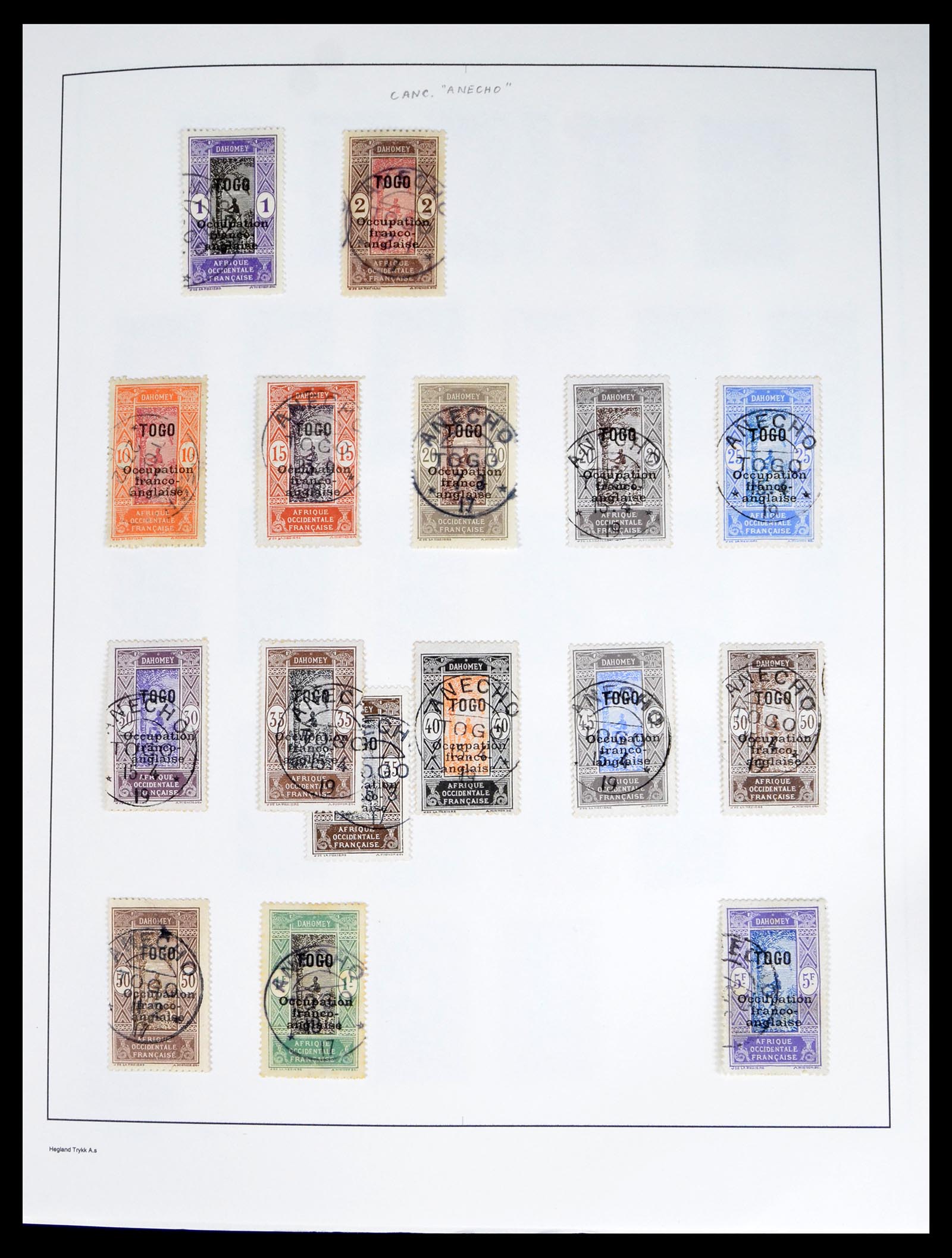 40391 0006 - Postzegel verzameling 40391 Togo 1914-2006.