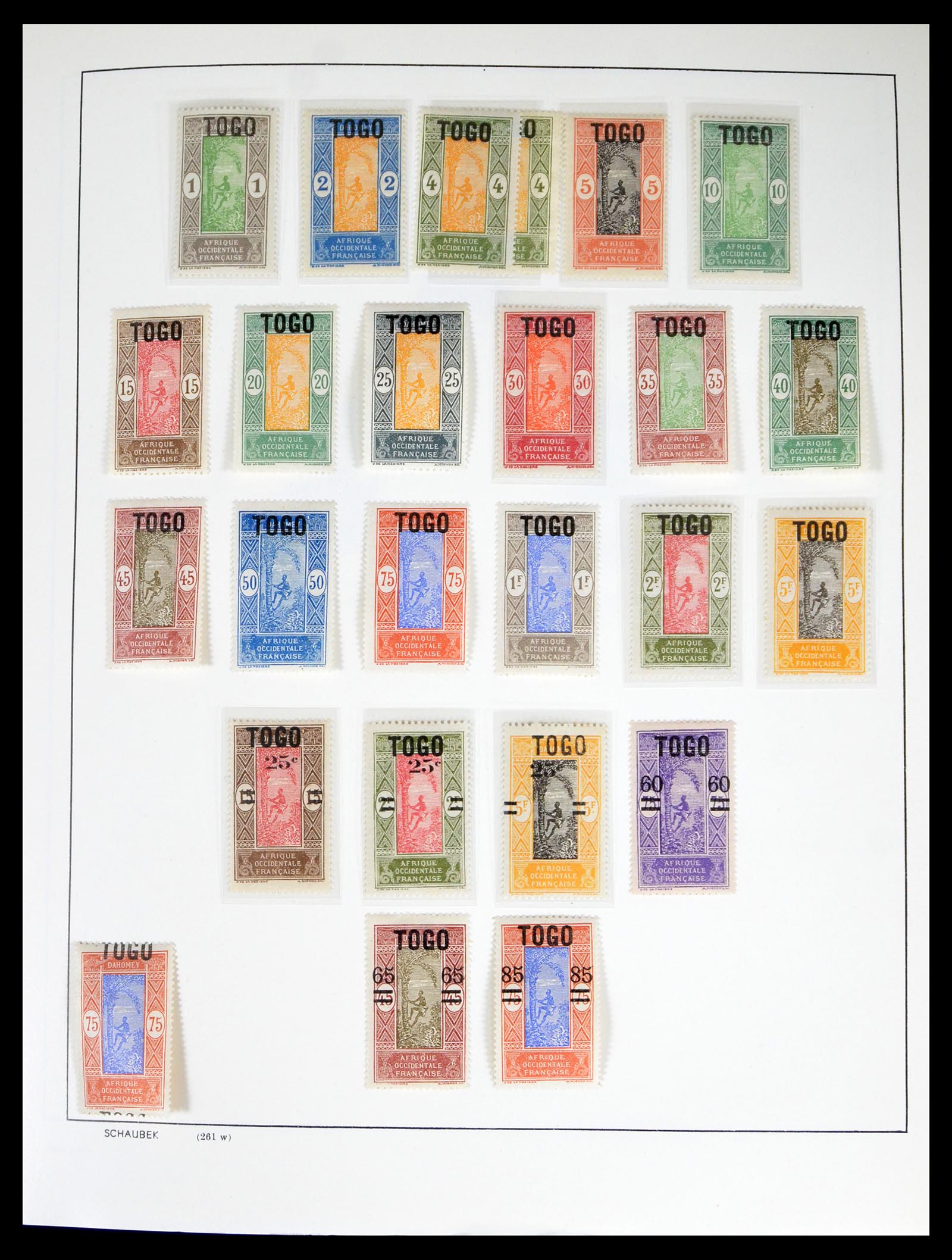 40391 0007 - Postzegel verzameling 40391 Togo 1914-2006.