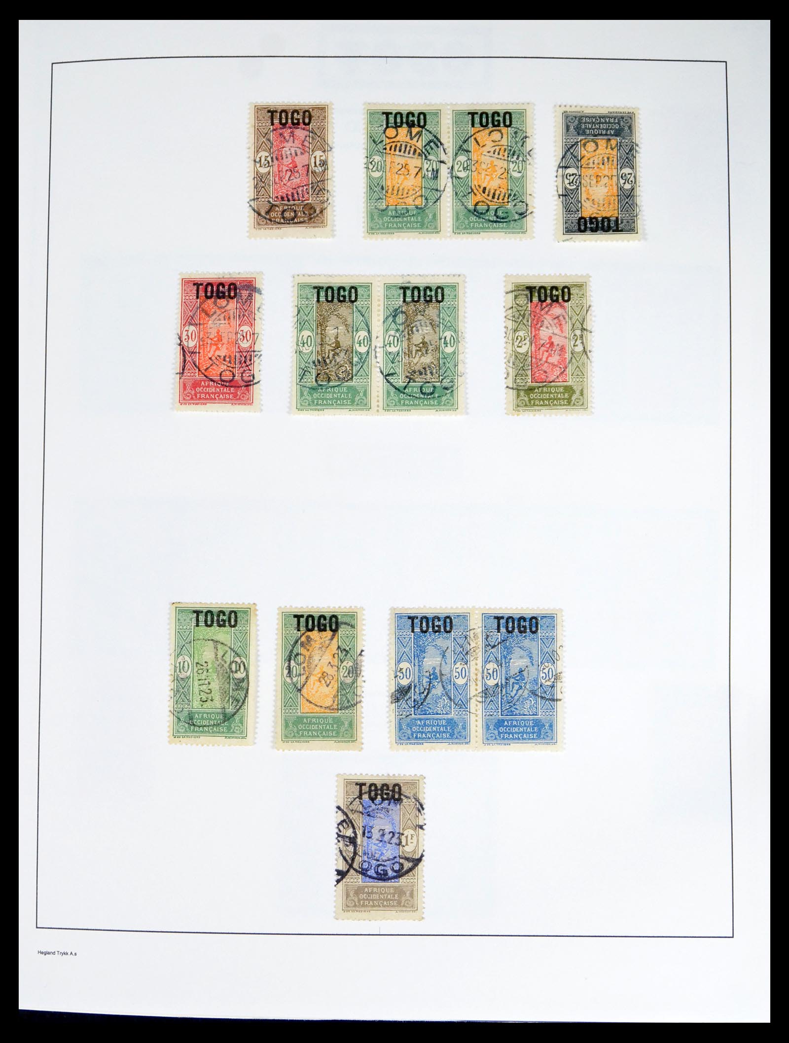 40391 0009 - Postzegel verzameling 40391 Togo 1914-2006.