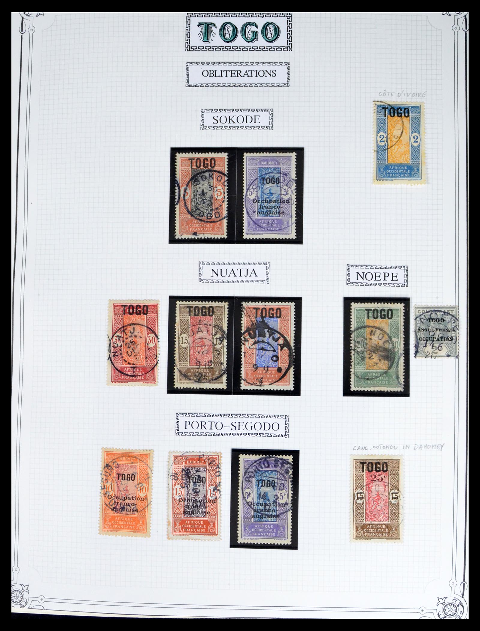 40391 0011 - Postzegel verzameling 40391 Togo 1914-2006.