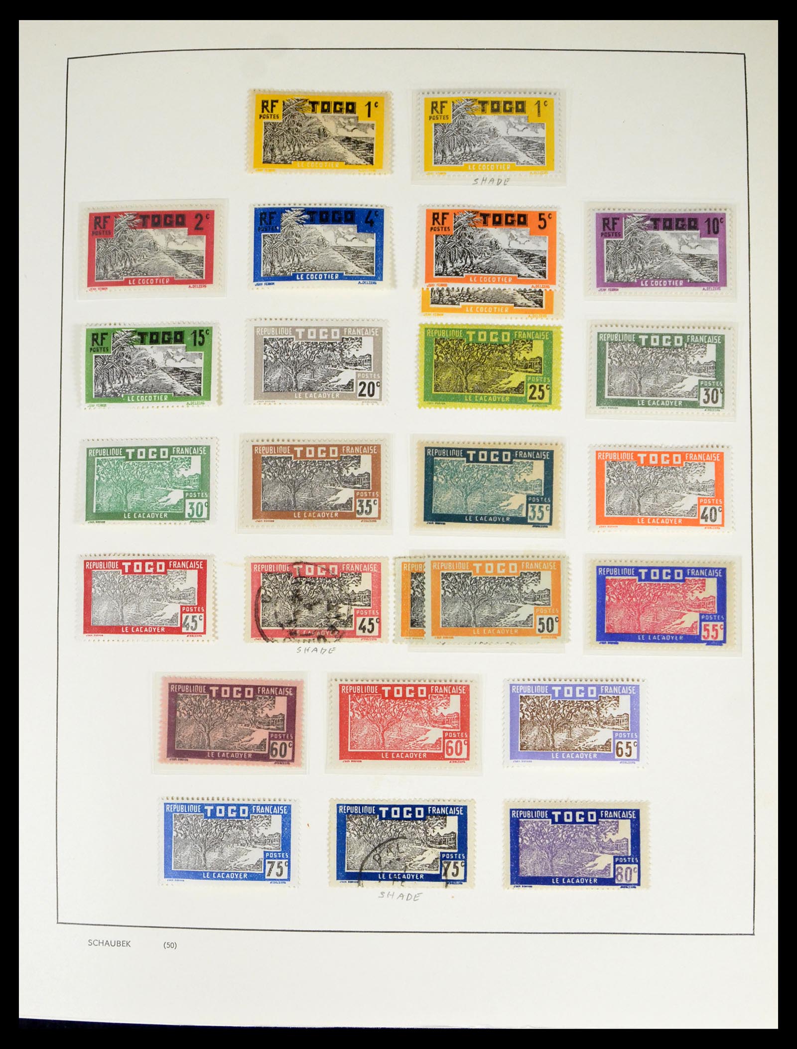 40391 0013 - Postzegel verzameling 40391 Togo 1914-2006.