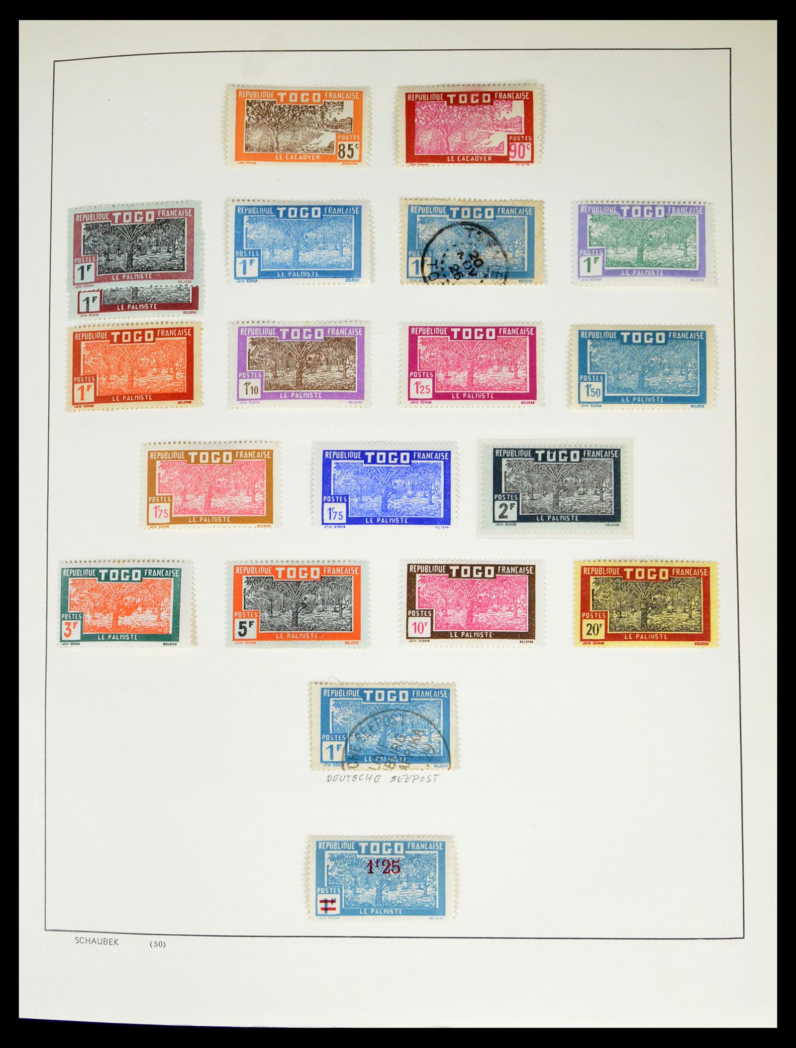 40391 0014 - Postzegel verzameling 40391 Togo 1914-2006.