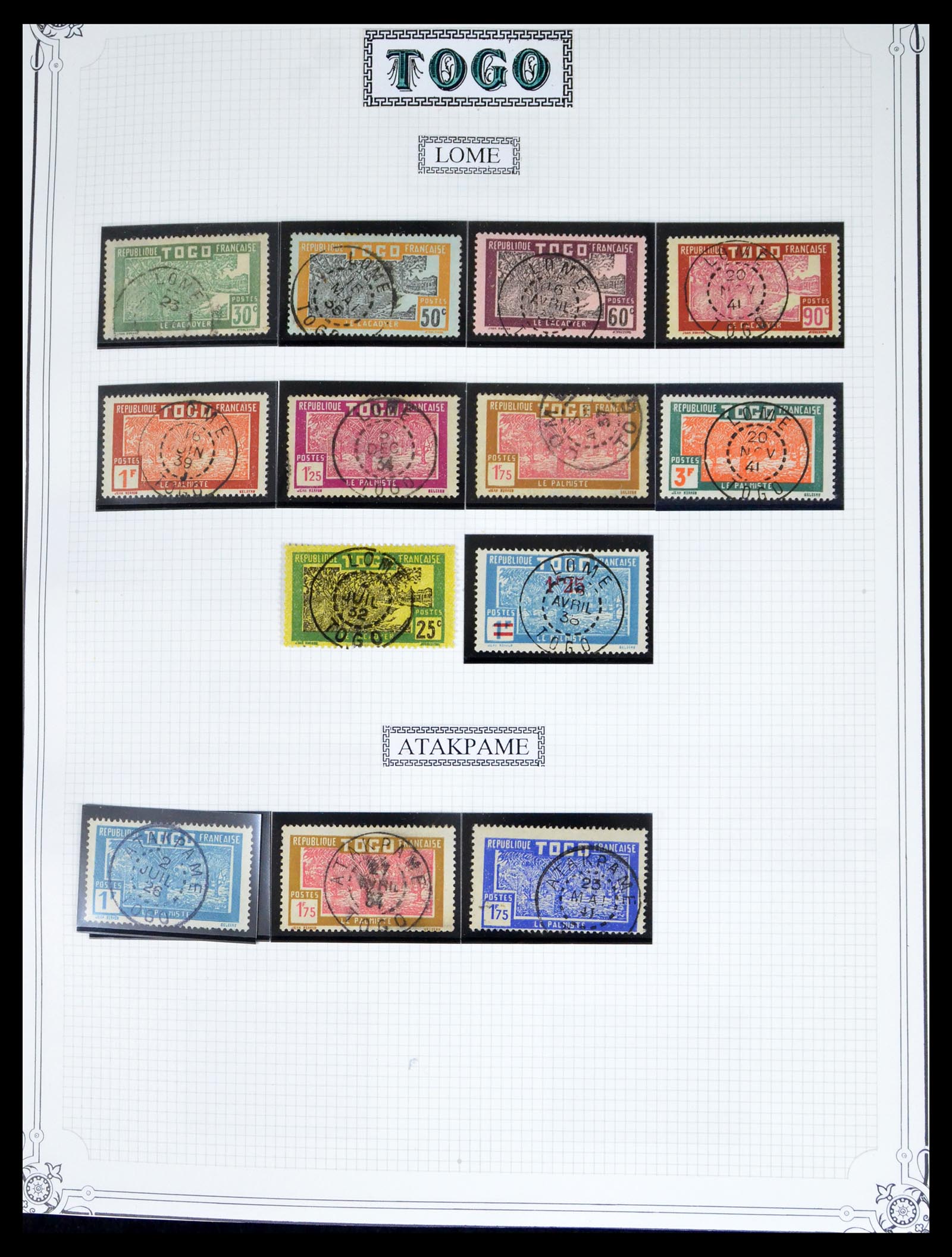 40391 0015 - Postzegel verzameling 40391 Togo 1914-2006.