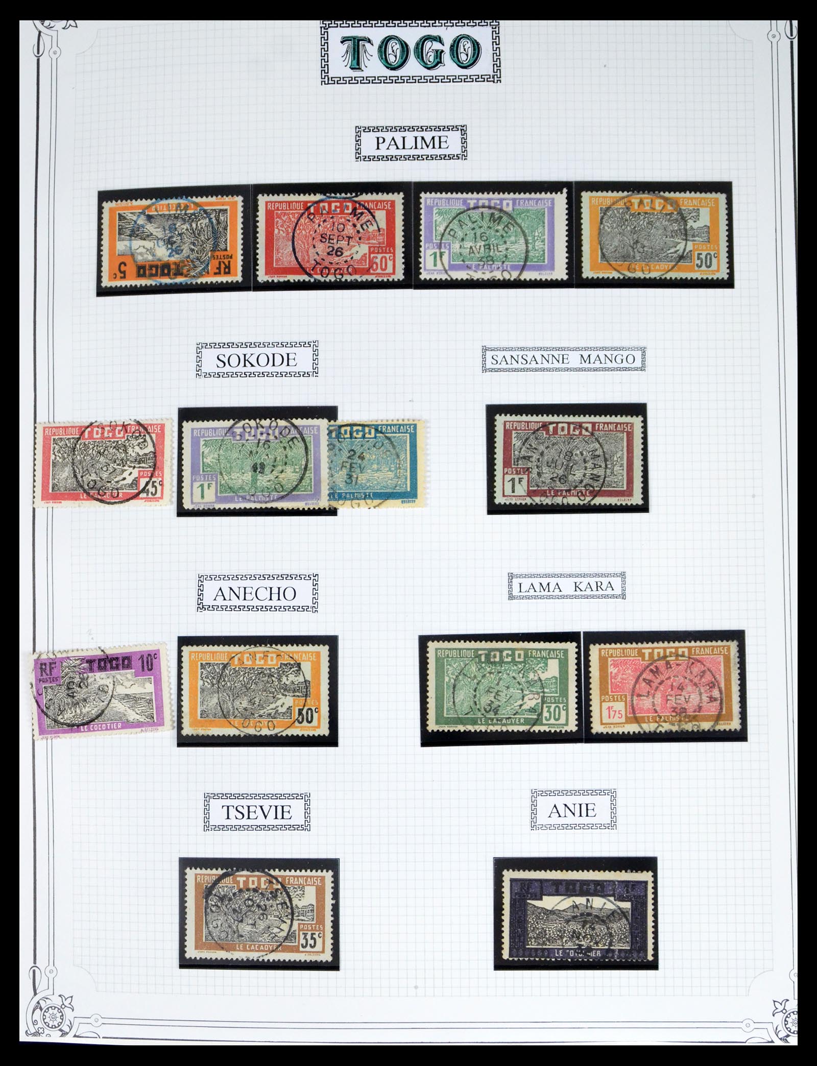 40391 0016 - Postzegel verzameling 40391 Togo 1914-2006.