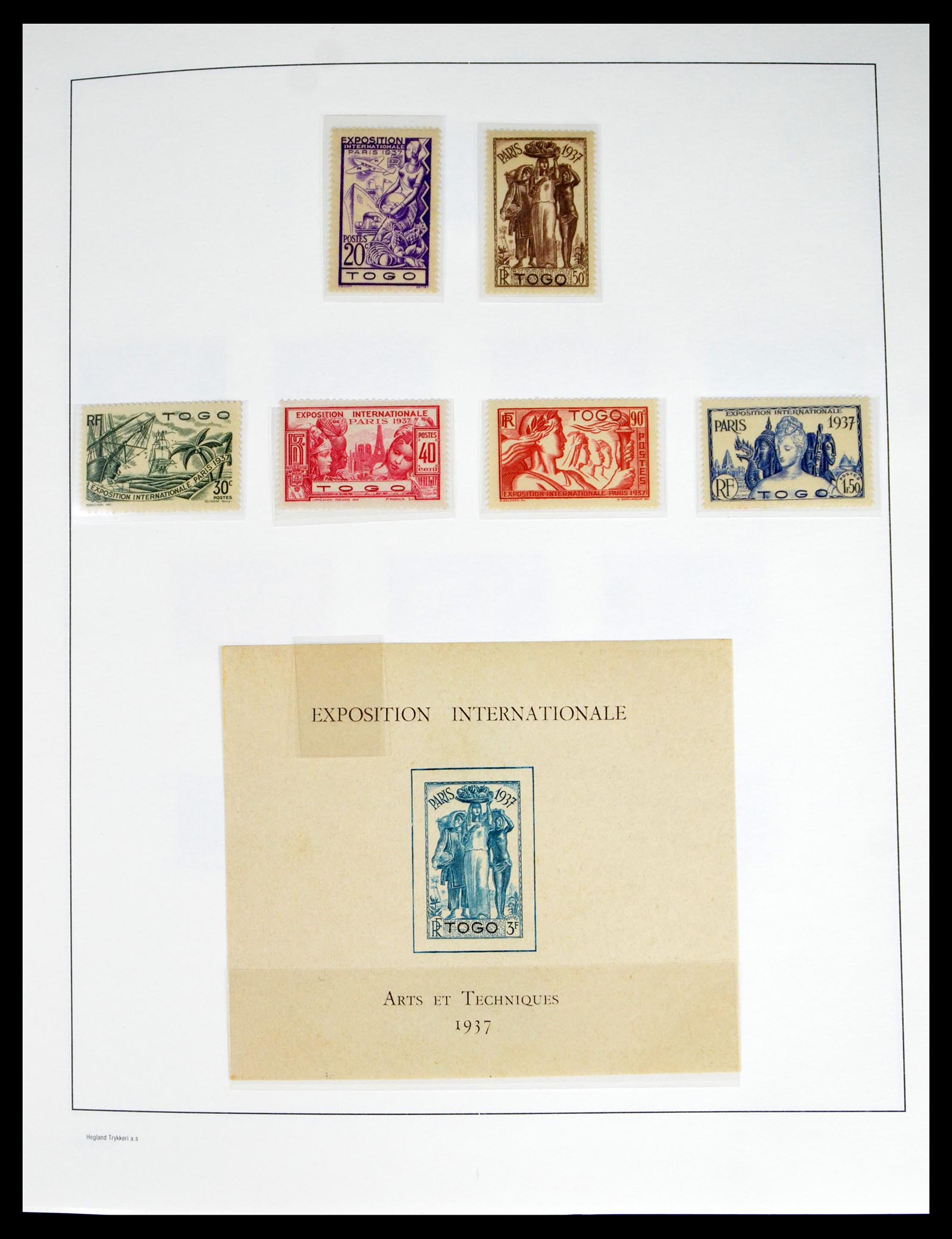 40391 0018 - Postzegel verzameling 40391 Togo 1914-2006.