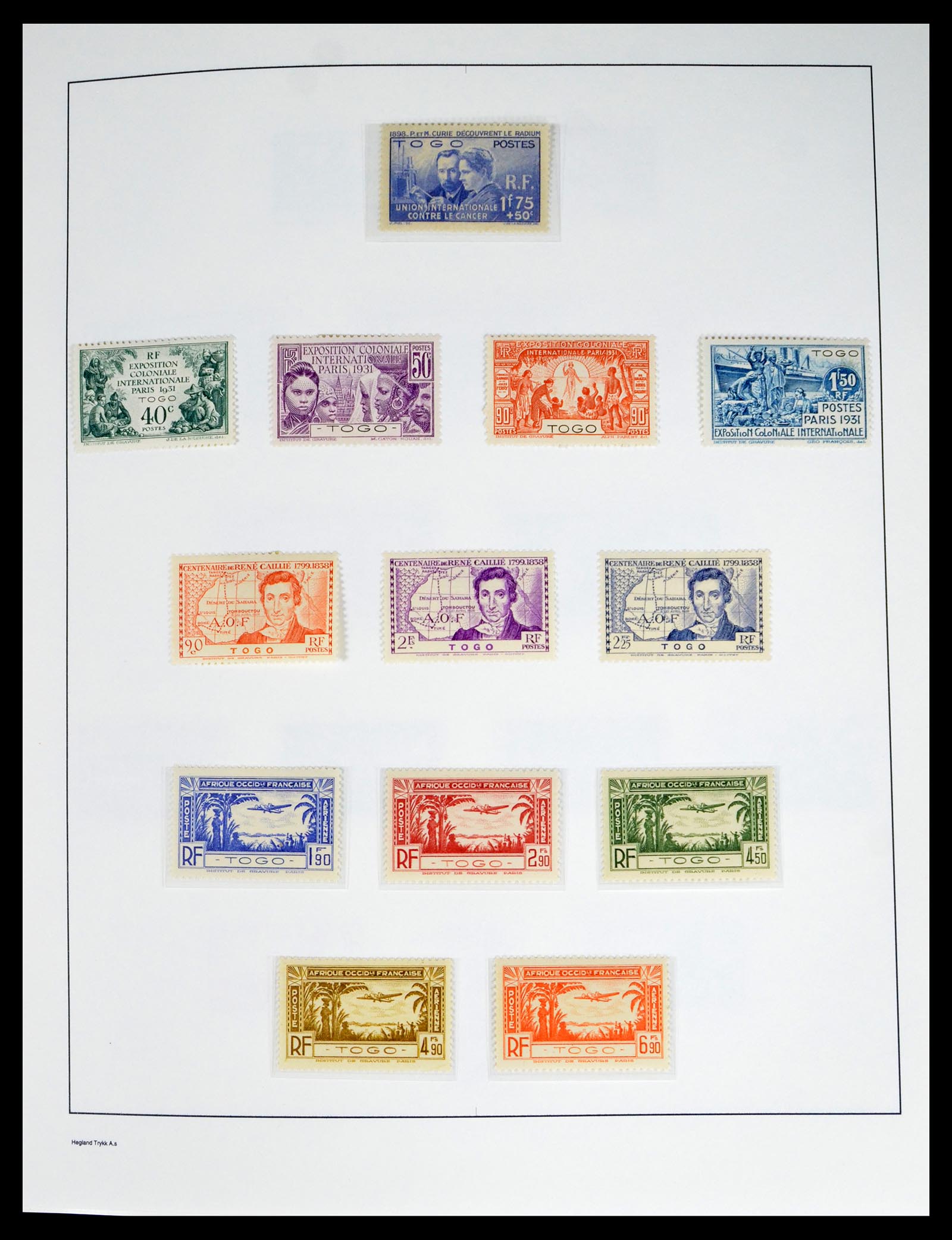 40391 0019 - Postzegel verzameling 40391 Togo 1914-2006.