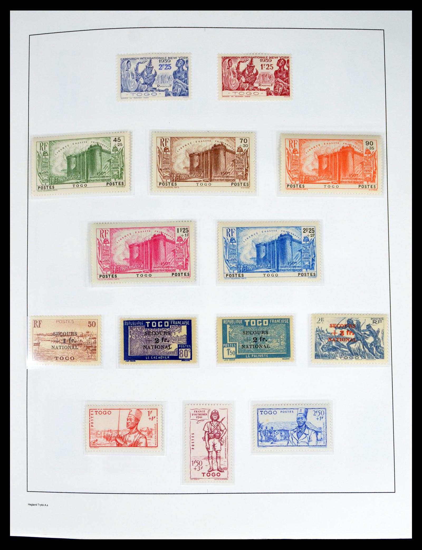 40391 0020 - Postzegel verzameling 40391 Togo 1914-2006.