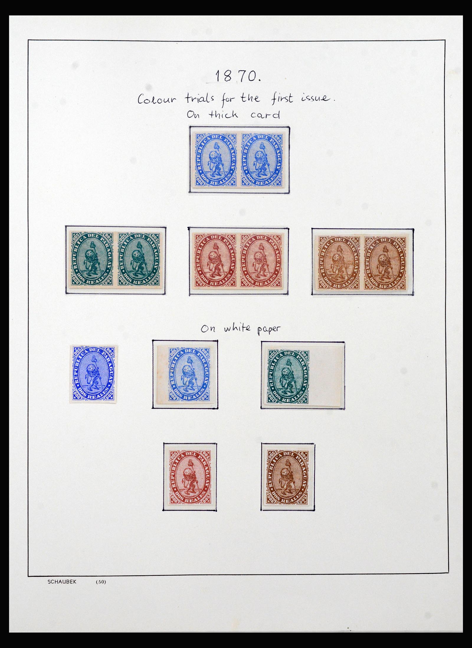40393 0001 - Postzegel verzameling 40393 Paraguay 1870-2007.