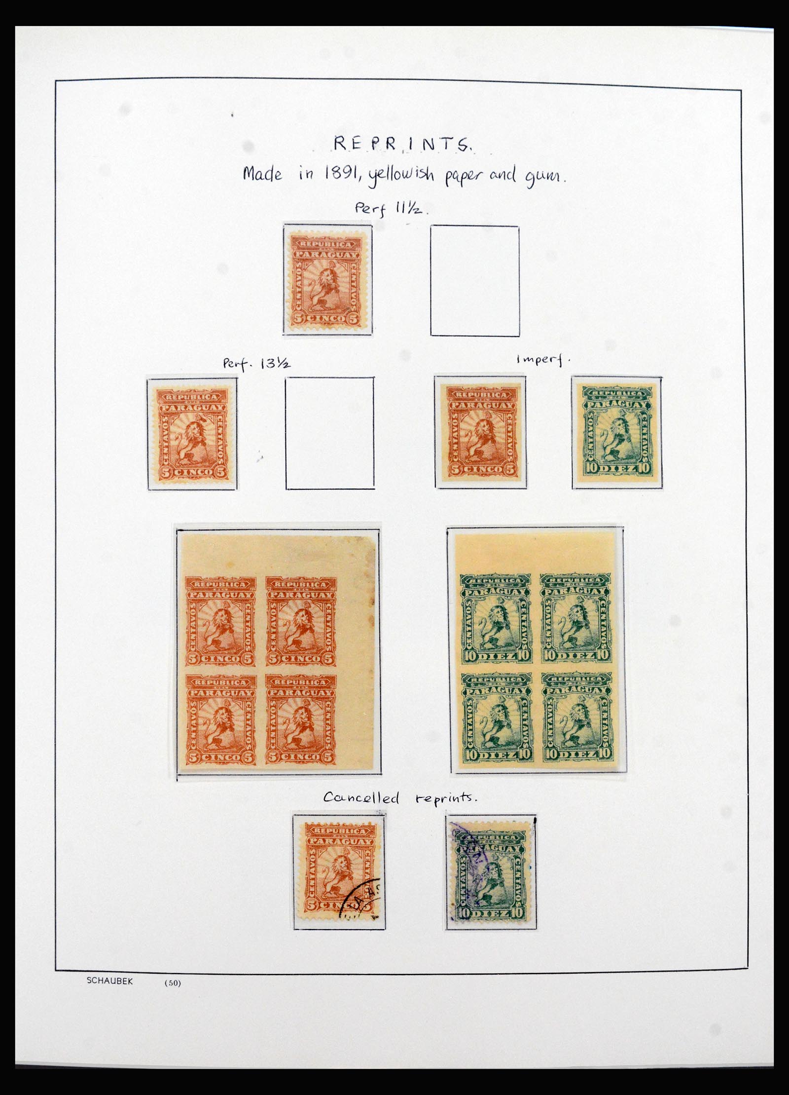 40393 0006 - Postzegel verzameling 40393 Paraguay 1870-2007.