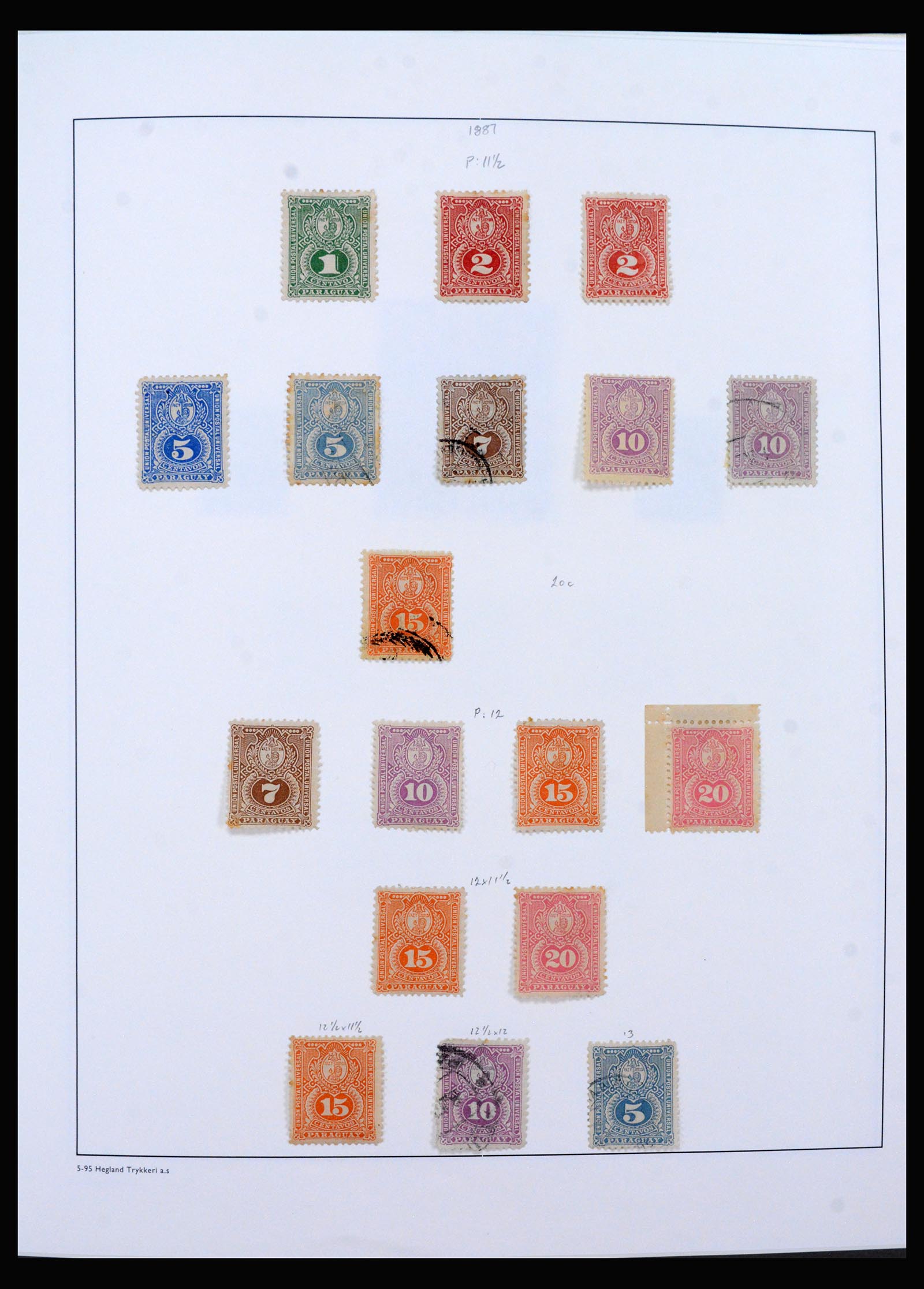 40393 0015 - Postzegel verzameling 40393 Paraguay 1870-2007.