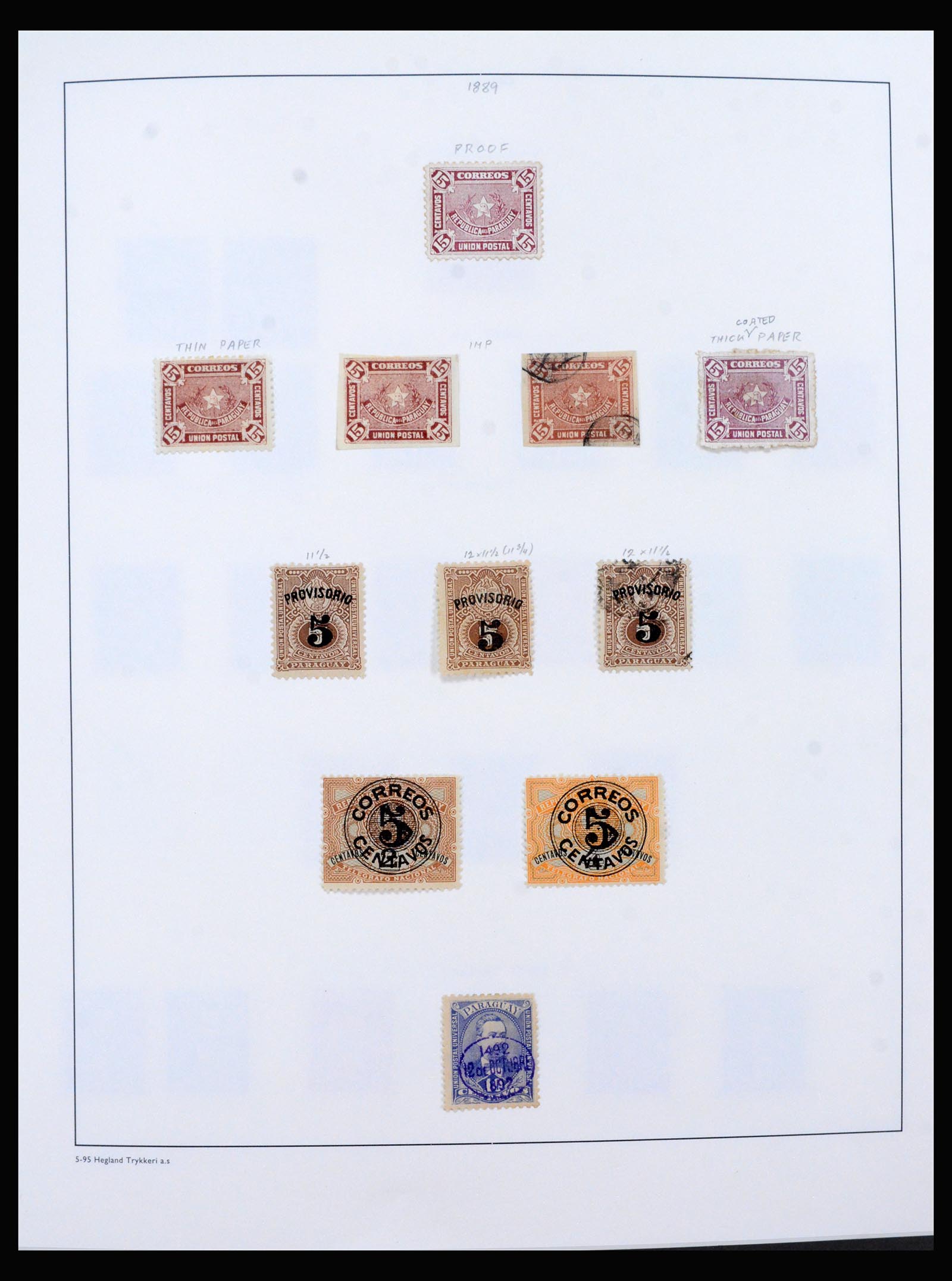40393 0017 - Postzegel verzameling 40393 Paraguay 1870-2007.