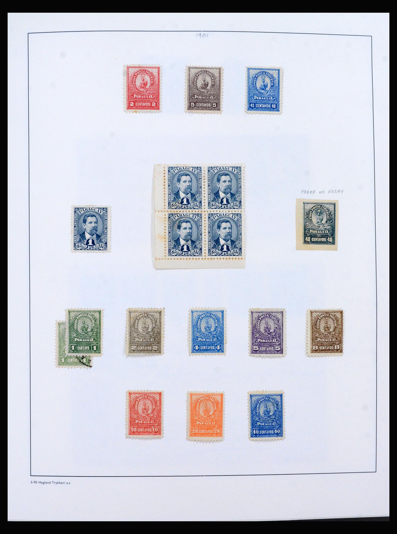 40393 0020 - Postzegel verzameling 40393 Paraguay 1870-2007.