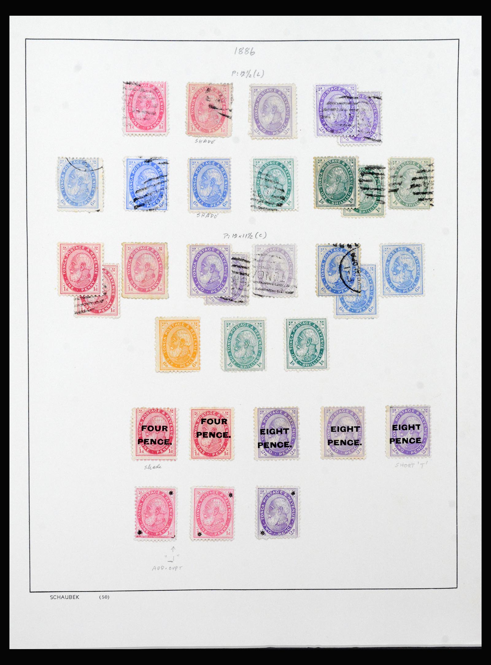 40394 0001 - Postzegel verzameling 40394 Tonga 1886-1999.