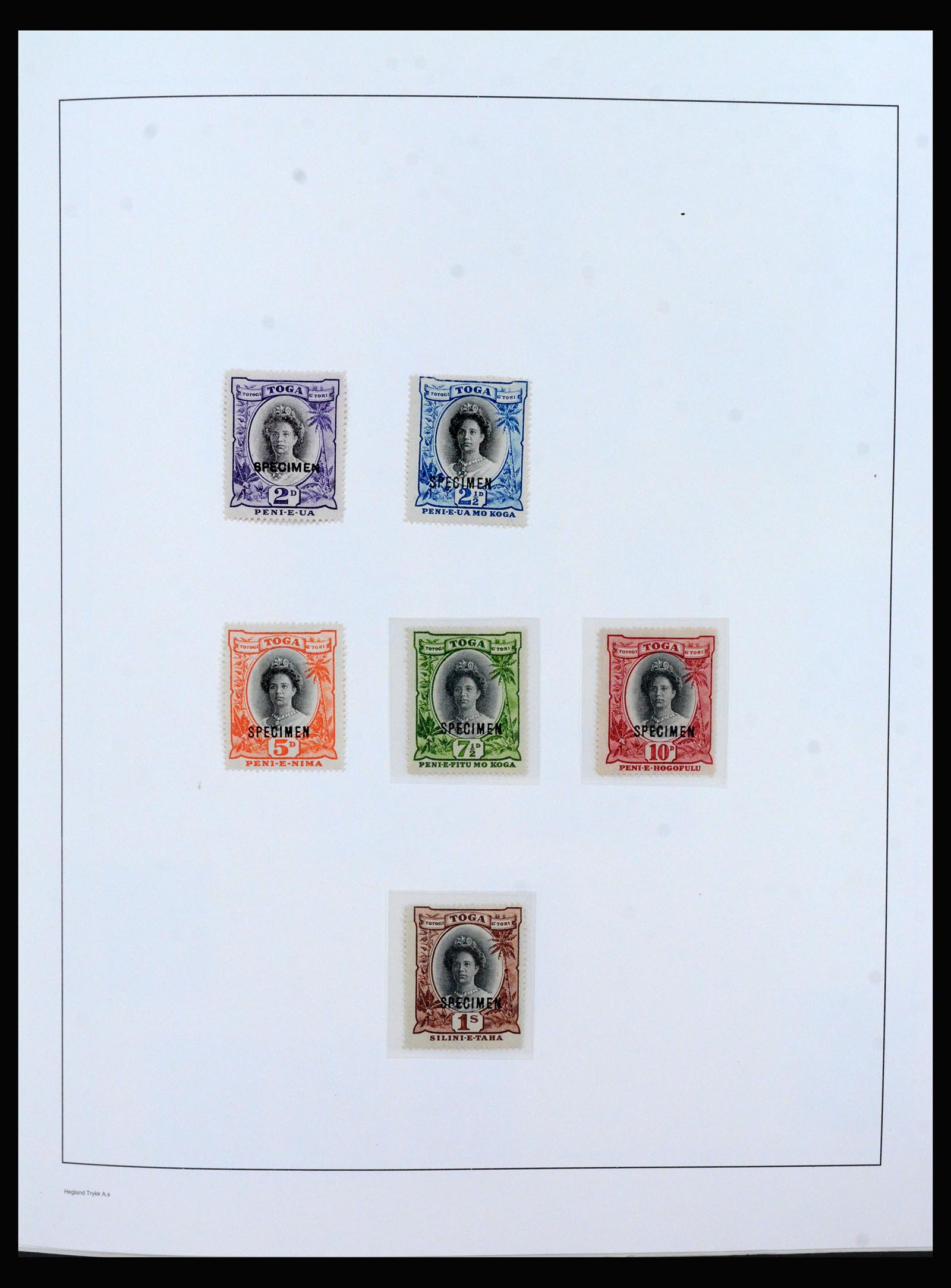 40394 0010 - Postzegel verzameling 40394 Tonga 1886-1999.