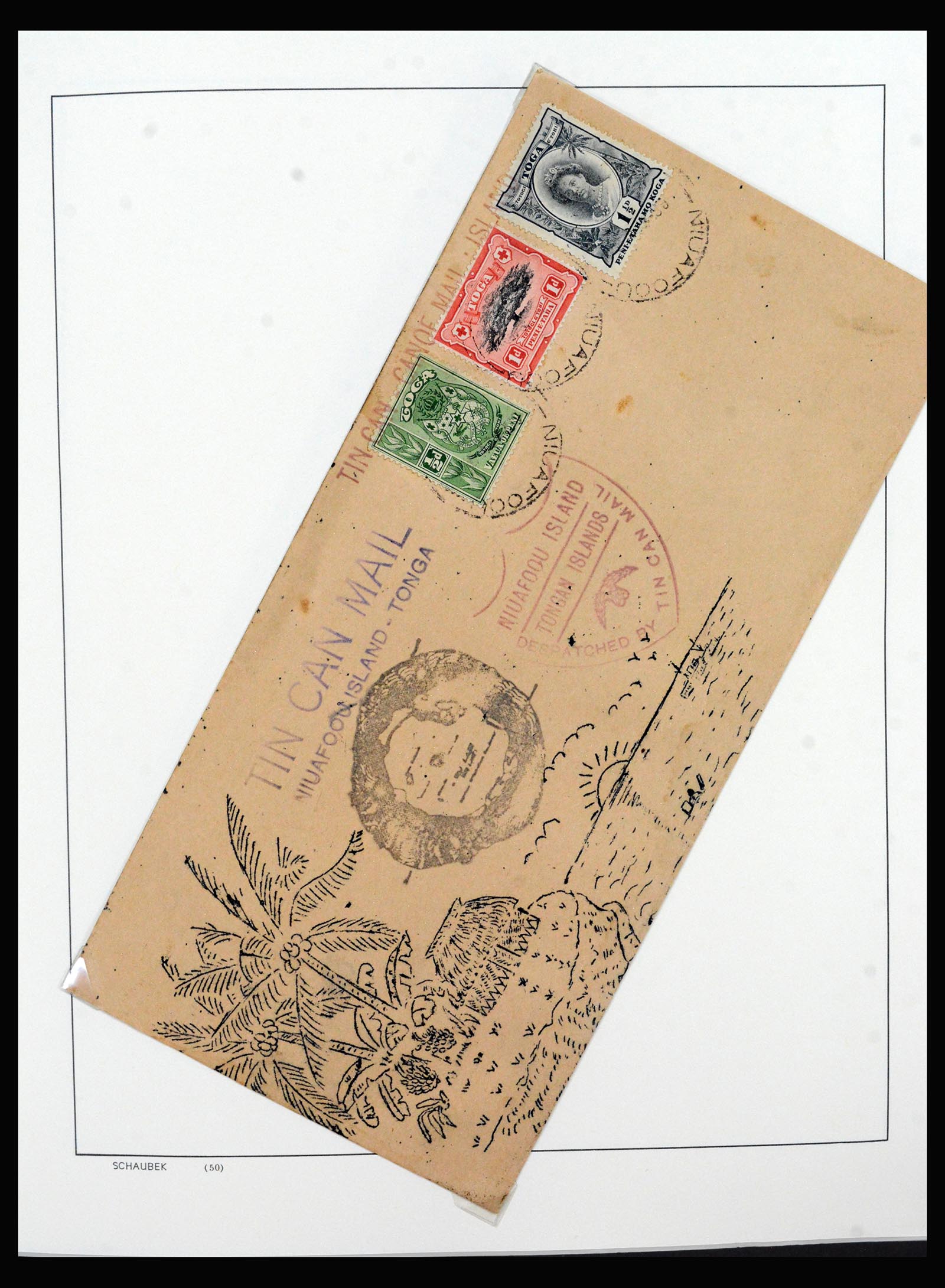 40394 0013 - Postzegel verzameling 40394 Tonga 1886-1999.