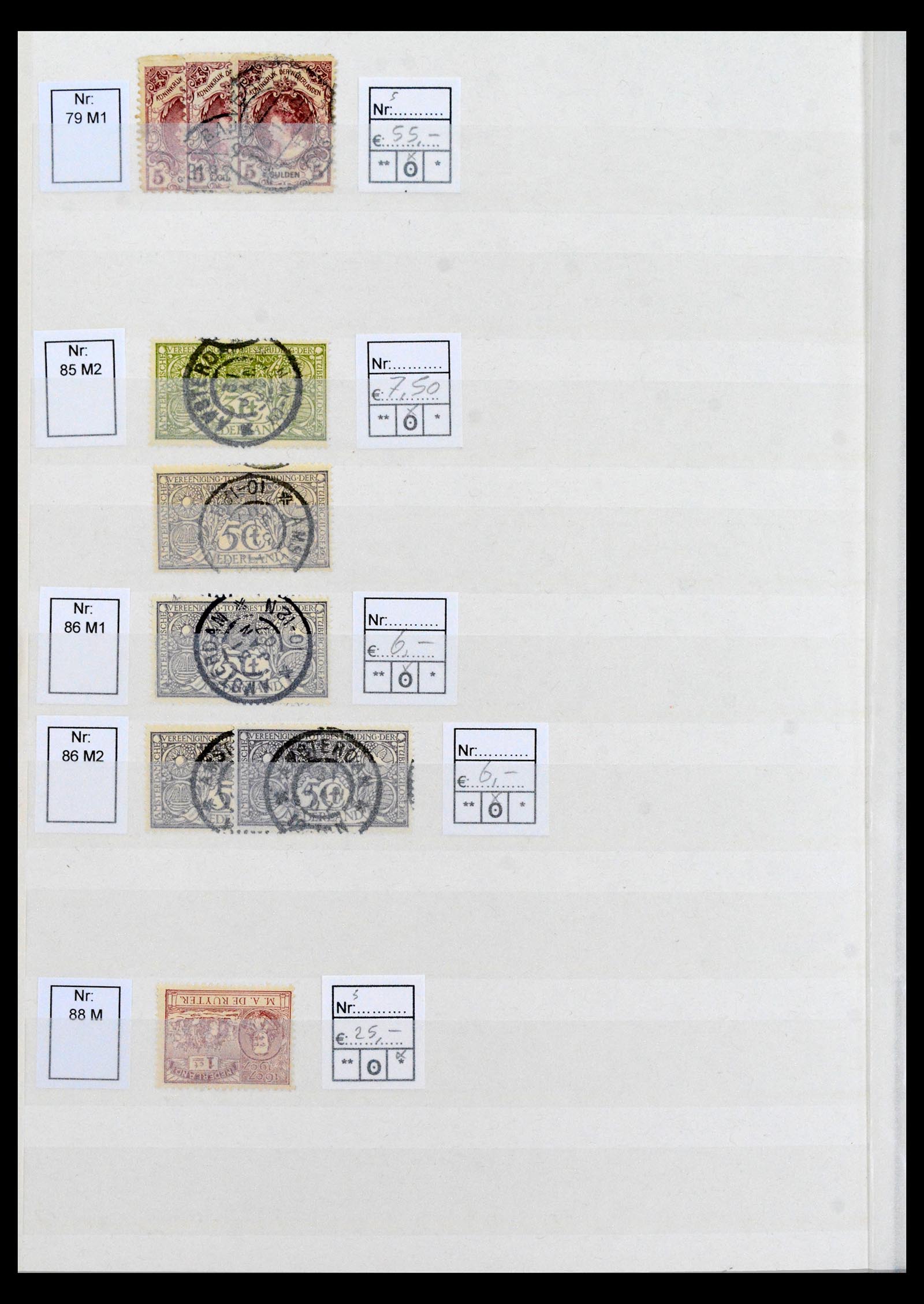 40397 0006 - Postzegel verzameling 40397 Nederland plaatfouten 1867-2007.